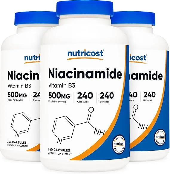 Nutricost Niacinamide (Vitamin B3) 500mg