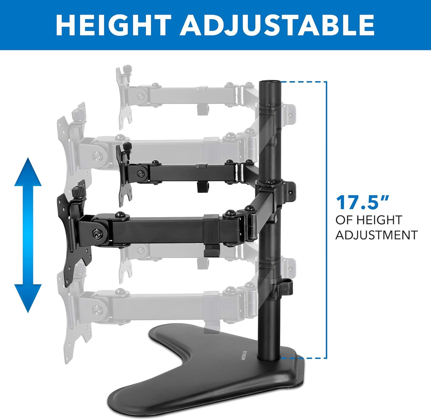 Mount-It! Dual Monitor Stand for Desk