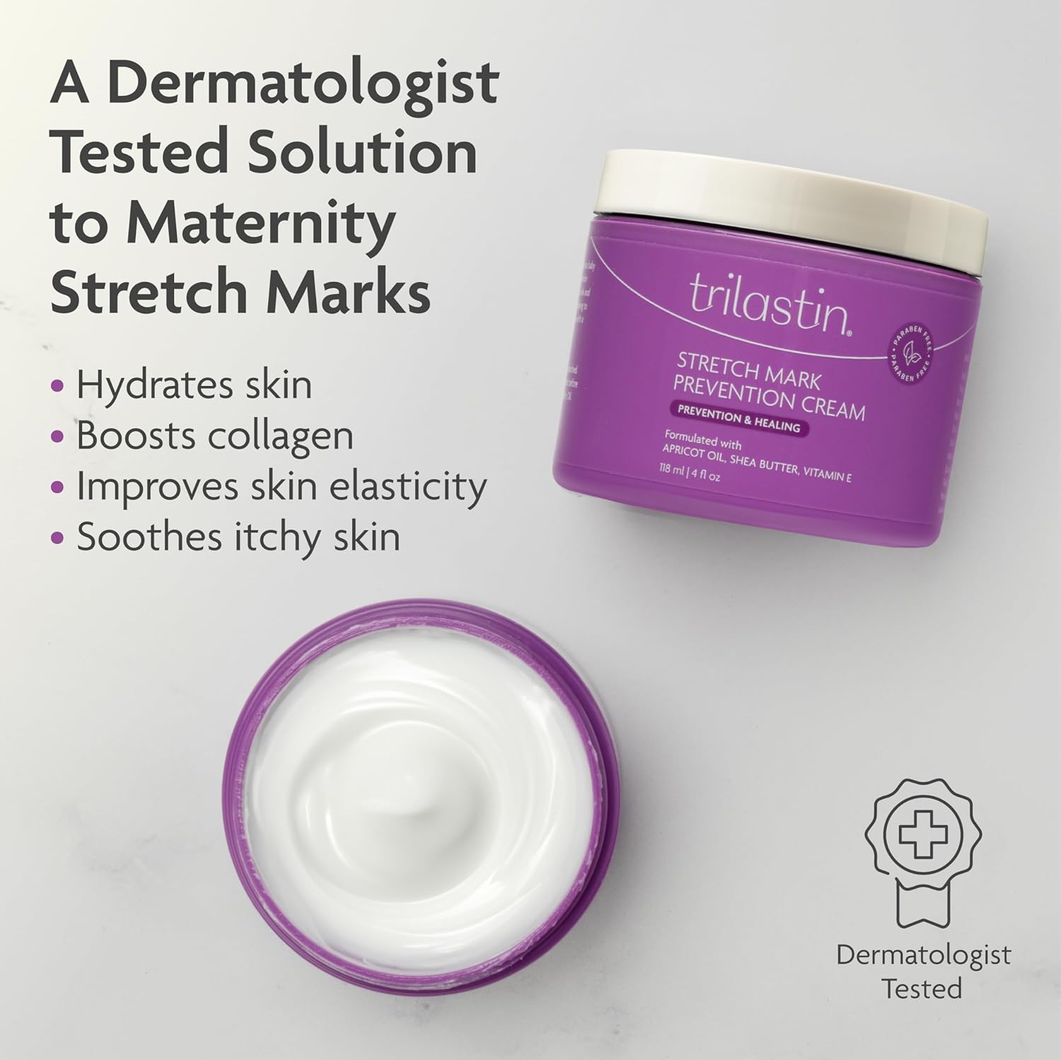 TriLASTIN Stretch Mark Cream for Pregnancy