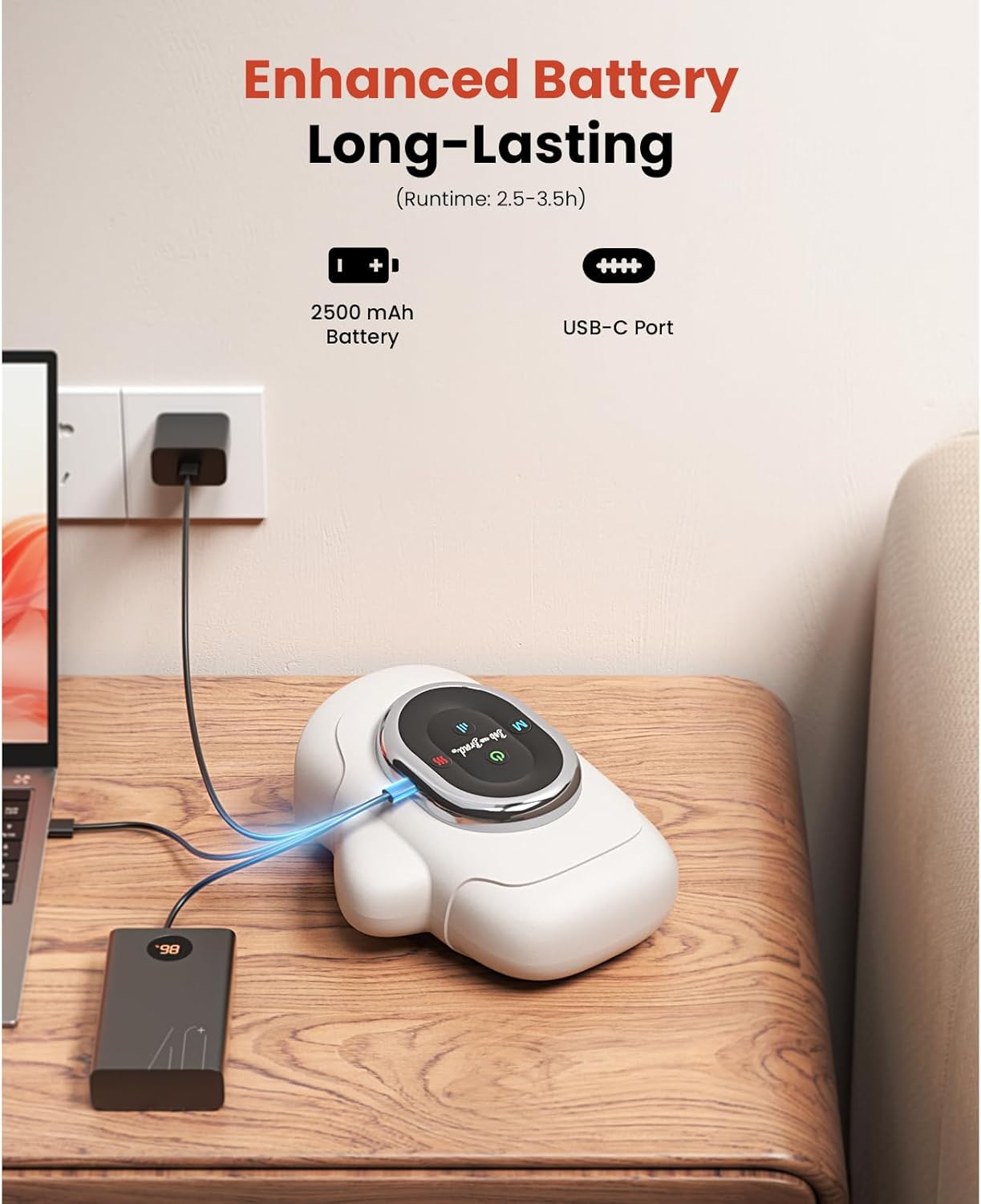 BOB AND BRAD Hand Massager with Heat and Compression