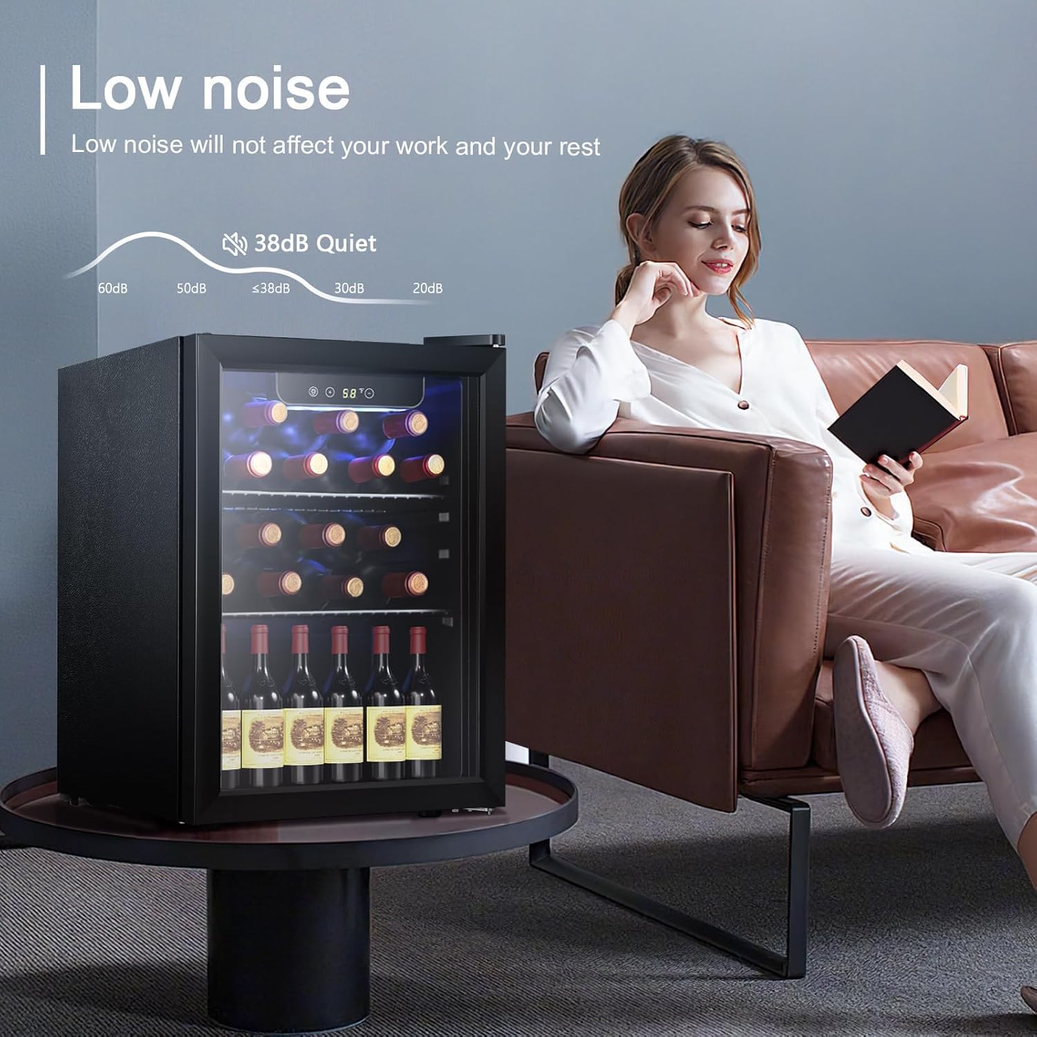 Antarctic Star Wine Cooler, Beverage Refrigerator