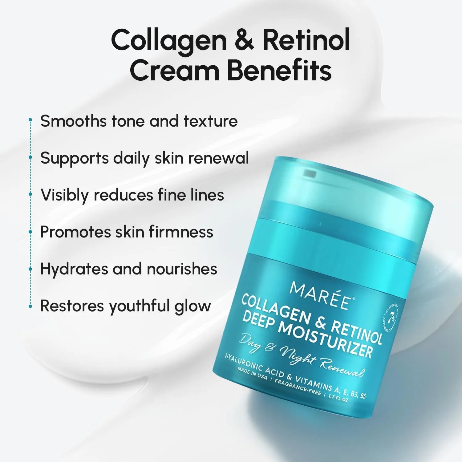MAREE Face Moisturizer Collagen Cream for Face