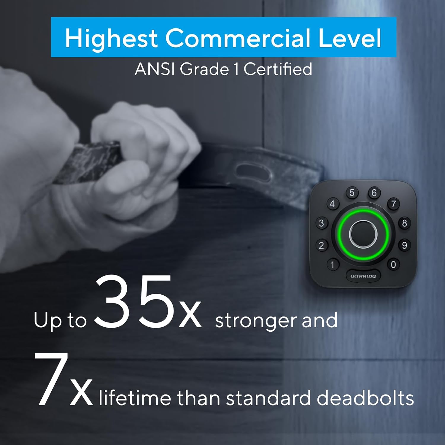 ULTRALOQ Smart Lock U-Bolt Pro