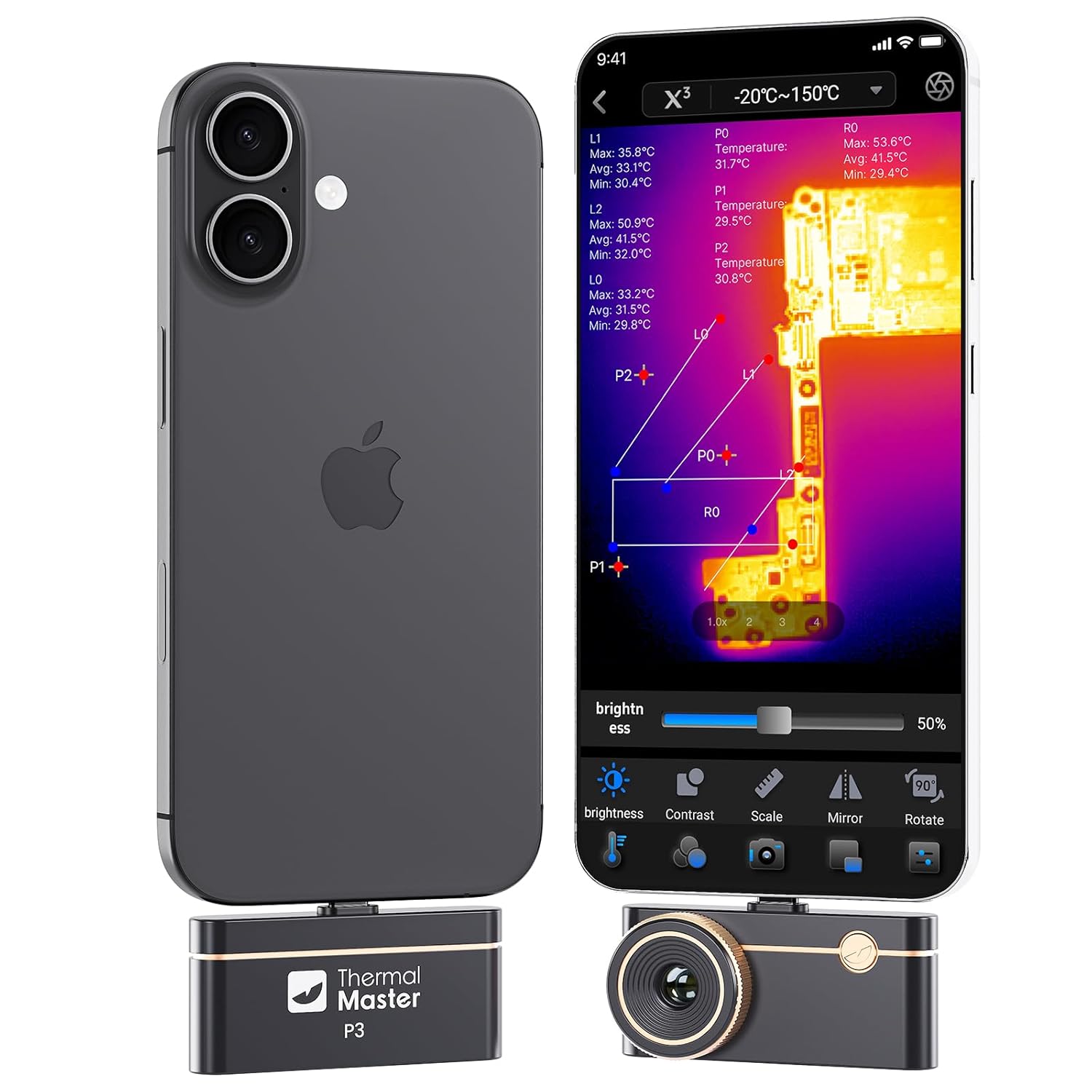 P3, Thermal Camera for iOS & Android