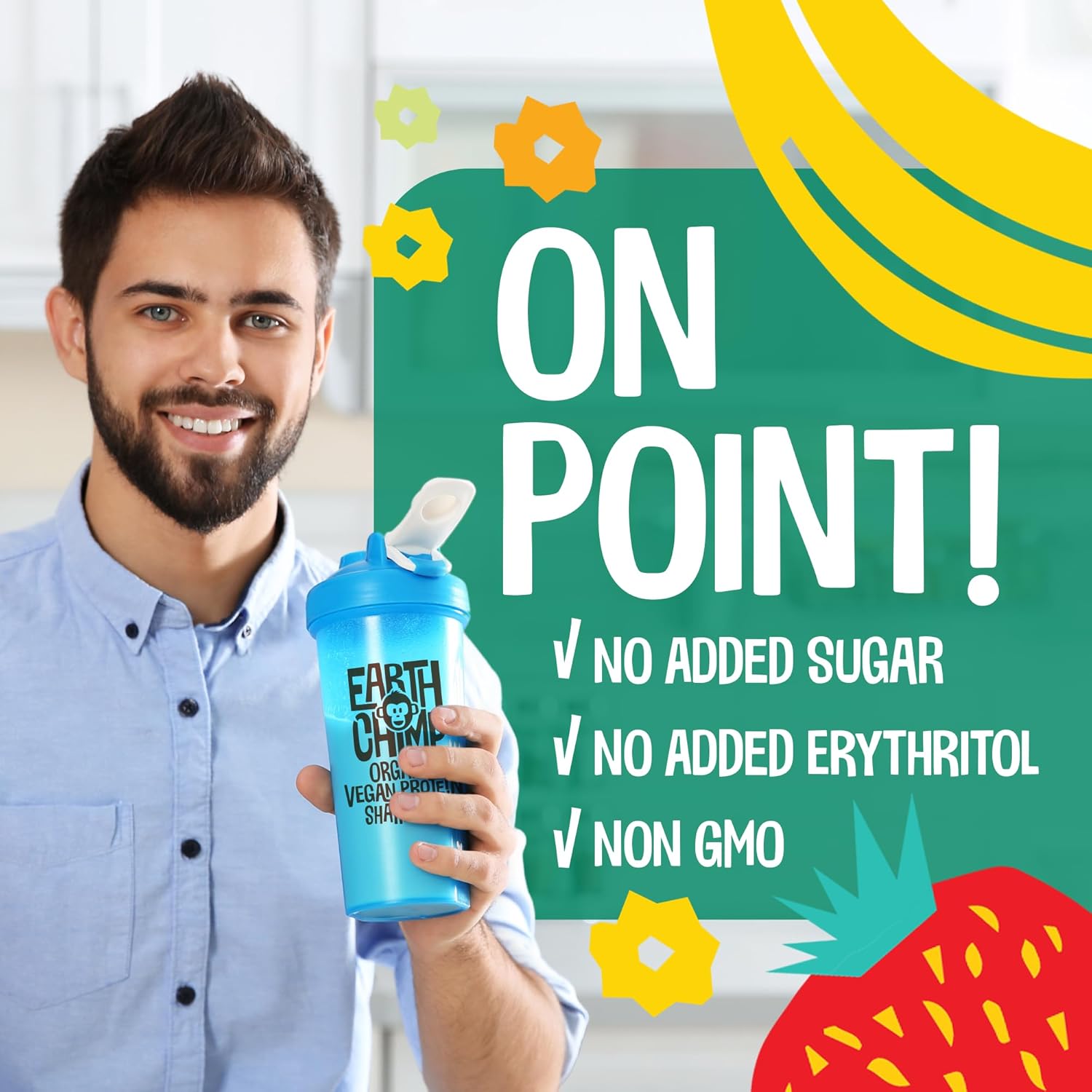 EarthChimp Organic Vegan Protein Powder