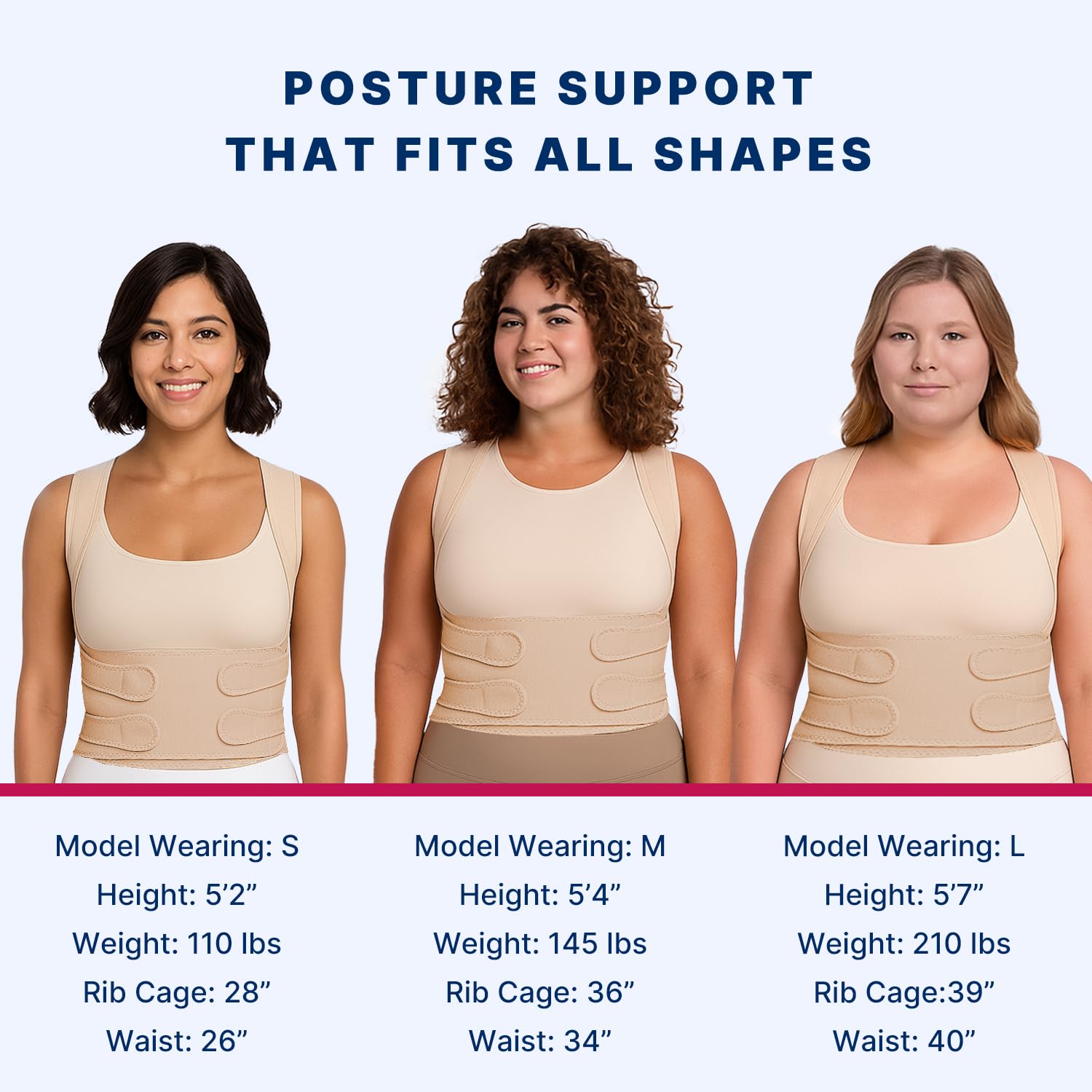 Fit Geno Back Brace Posture Corrector for Men & Women