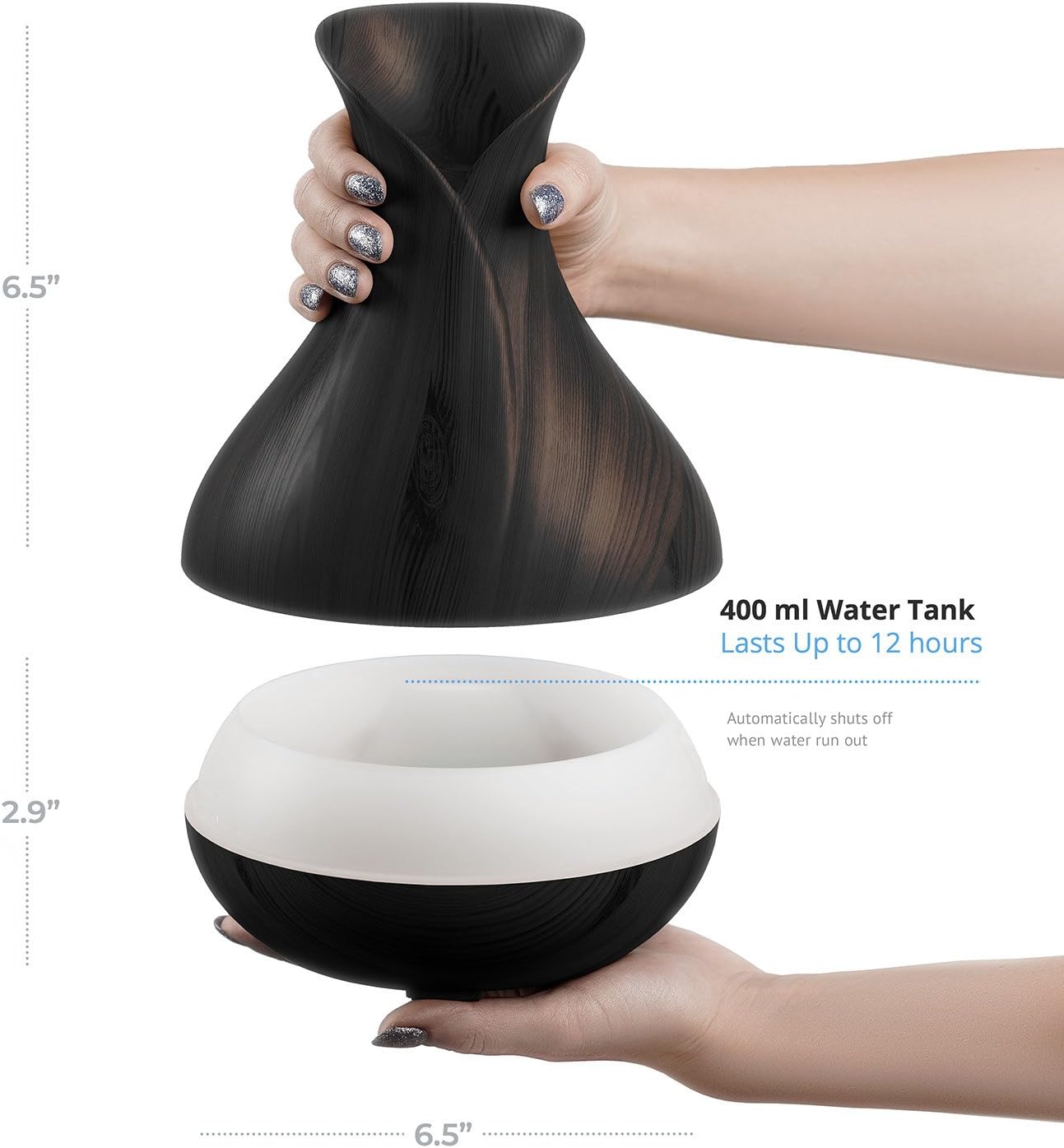Sierra Modern Home Aromatherapy Diffuser - Thumbnail 4