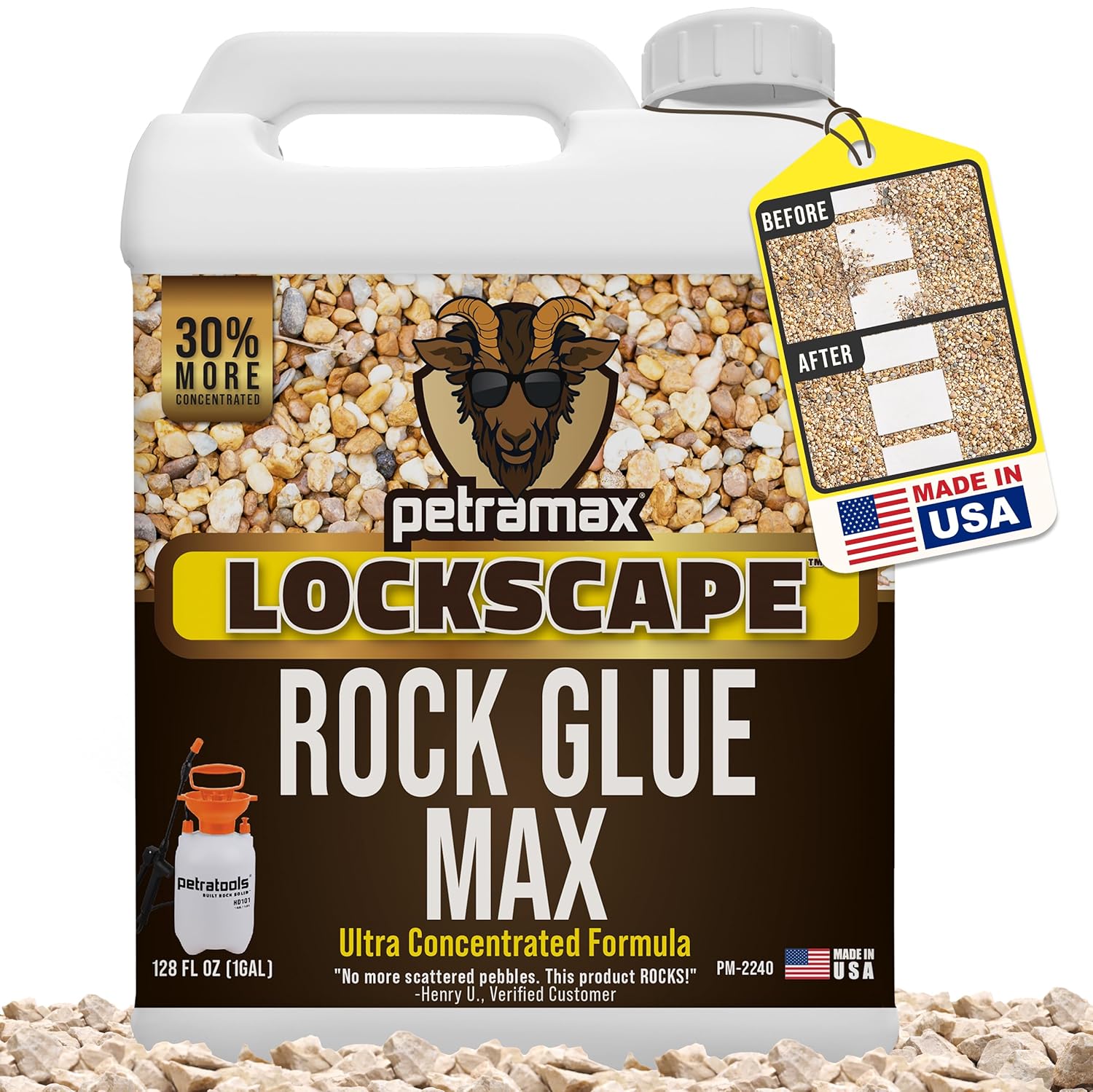 Petra Max Rock Glue for Landscaping