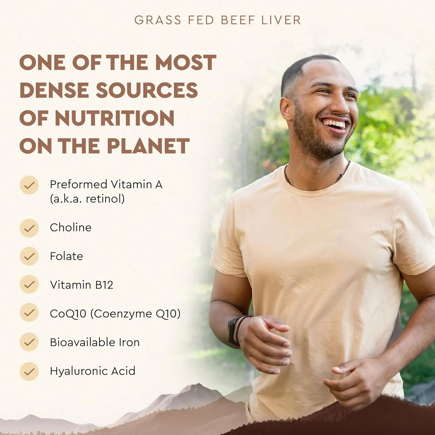 Ancestral Supplements Grass Fed Beef Liver 180 Capsules