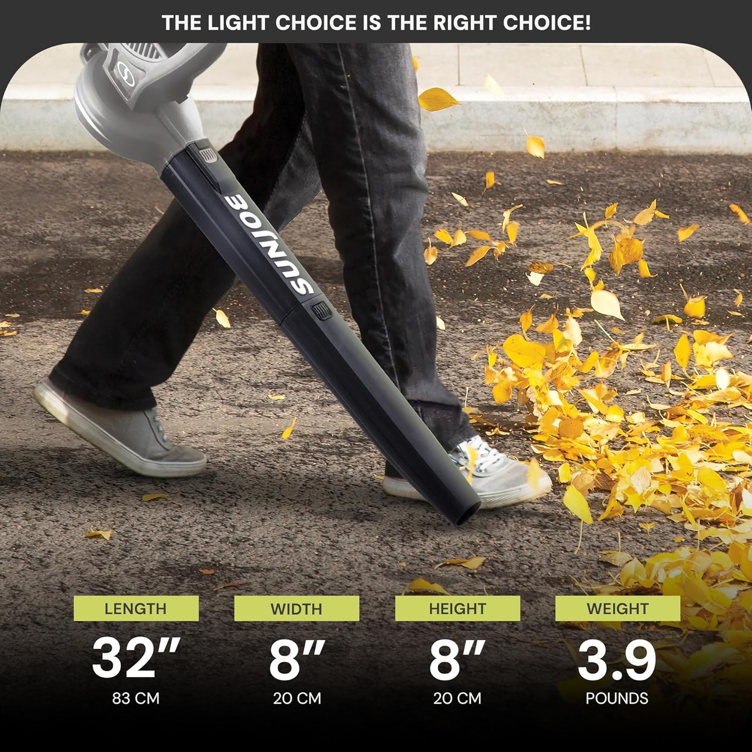 Sun Joe Corded Electric Leaf Blower Machine