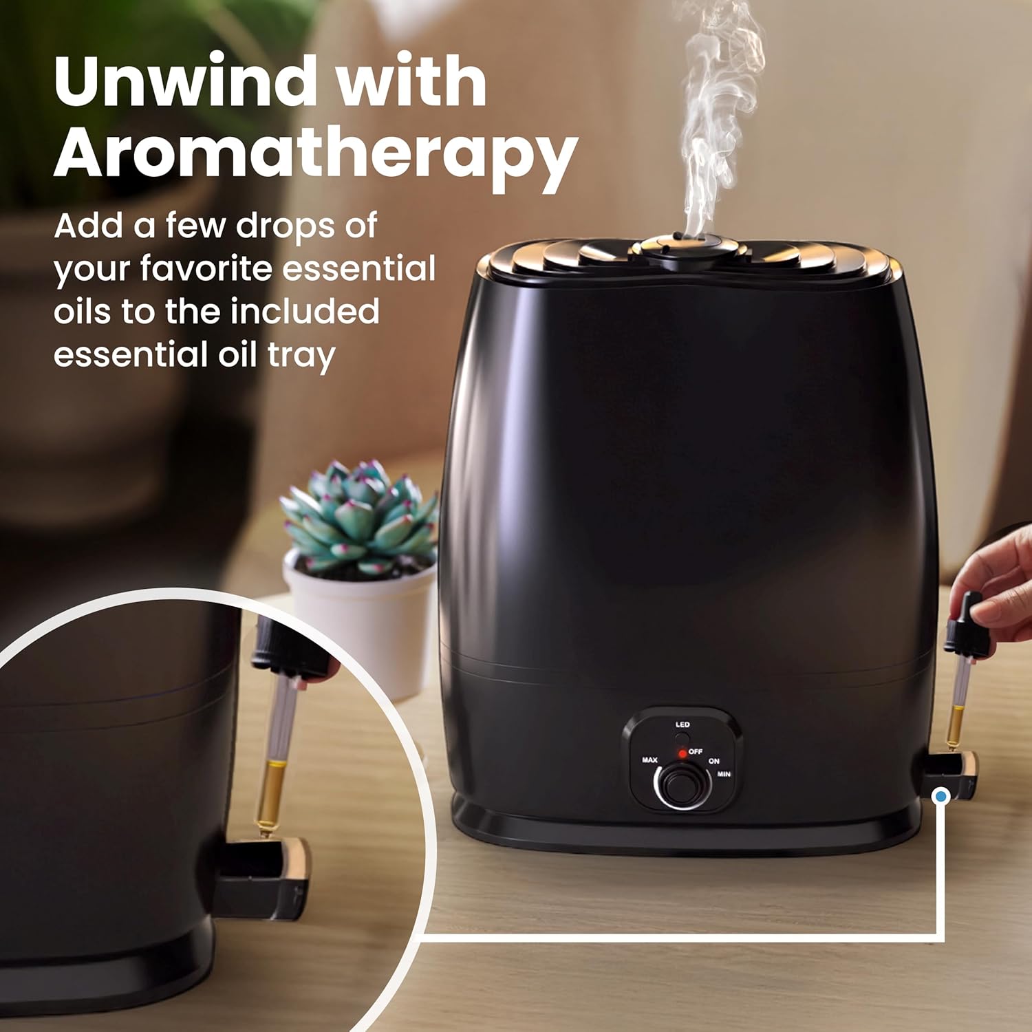 Everlasting Comfort 6L Humidifiers for Bedroom,