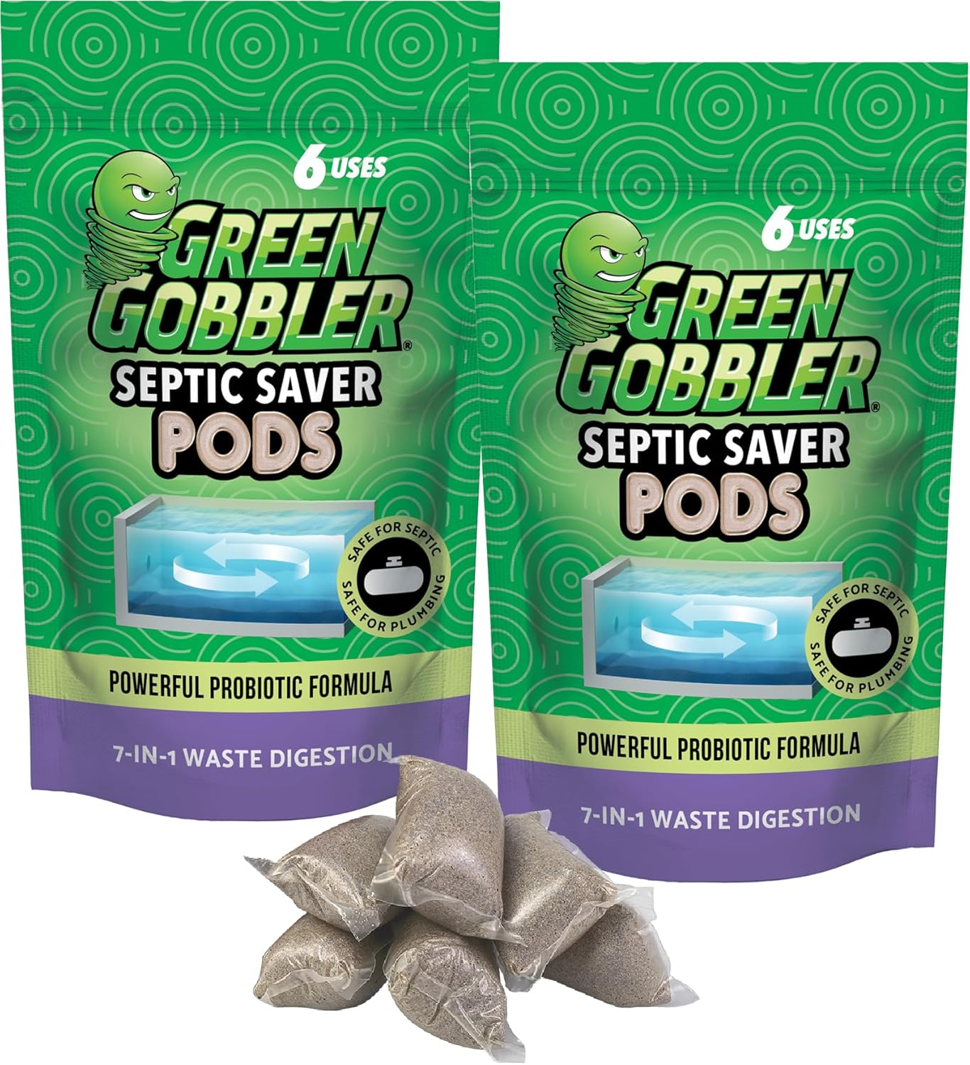 Green Gobbler Septic Tank Treatment Packets