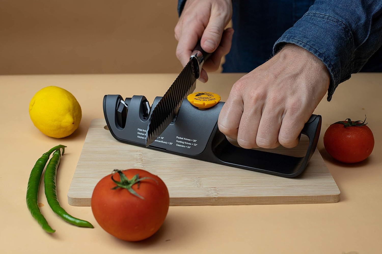 RazorSharp™ Knife Sharpener