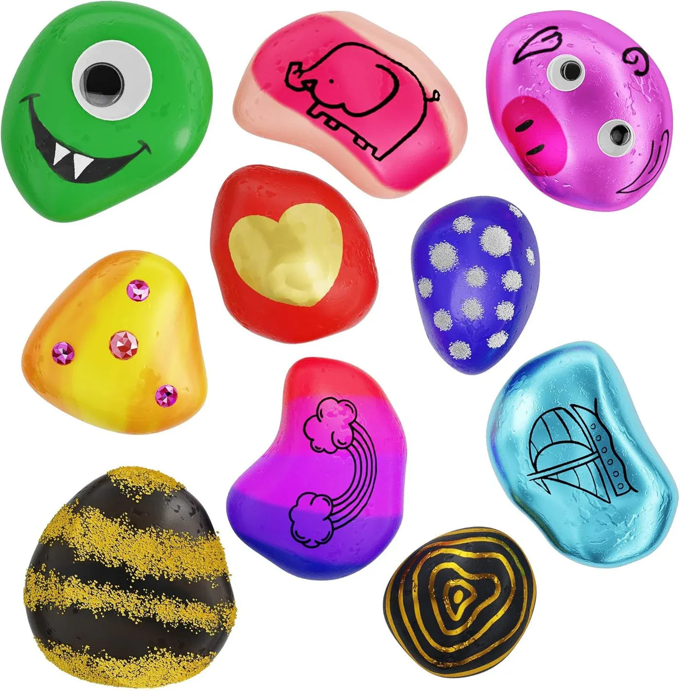 Dan&Darci Rock Painting Kit for Kids