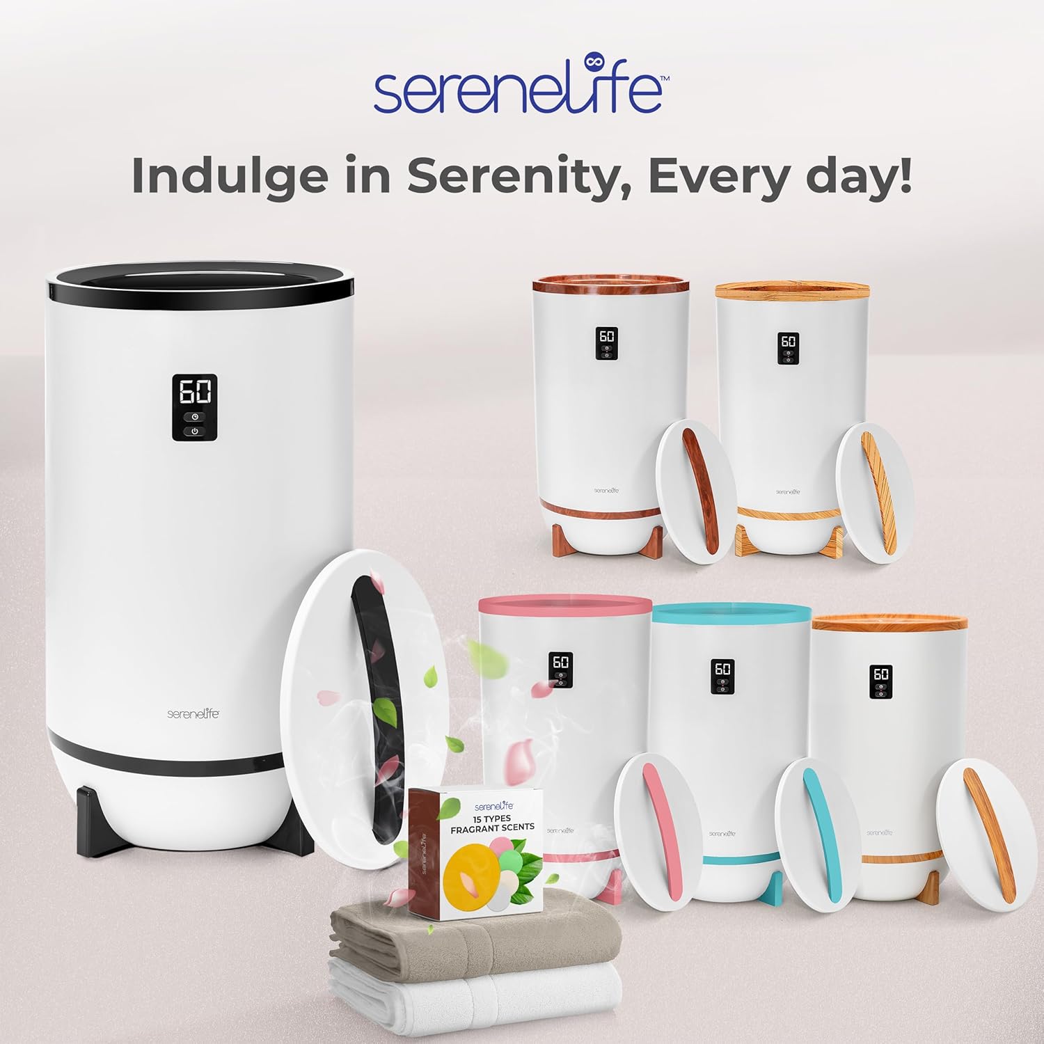 SereneLife Towel Warmer Bucket Style