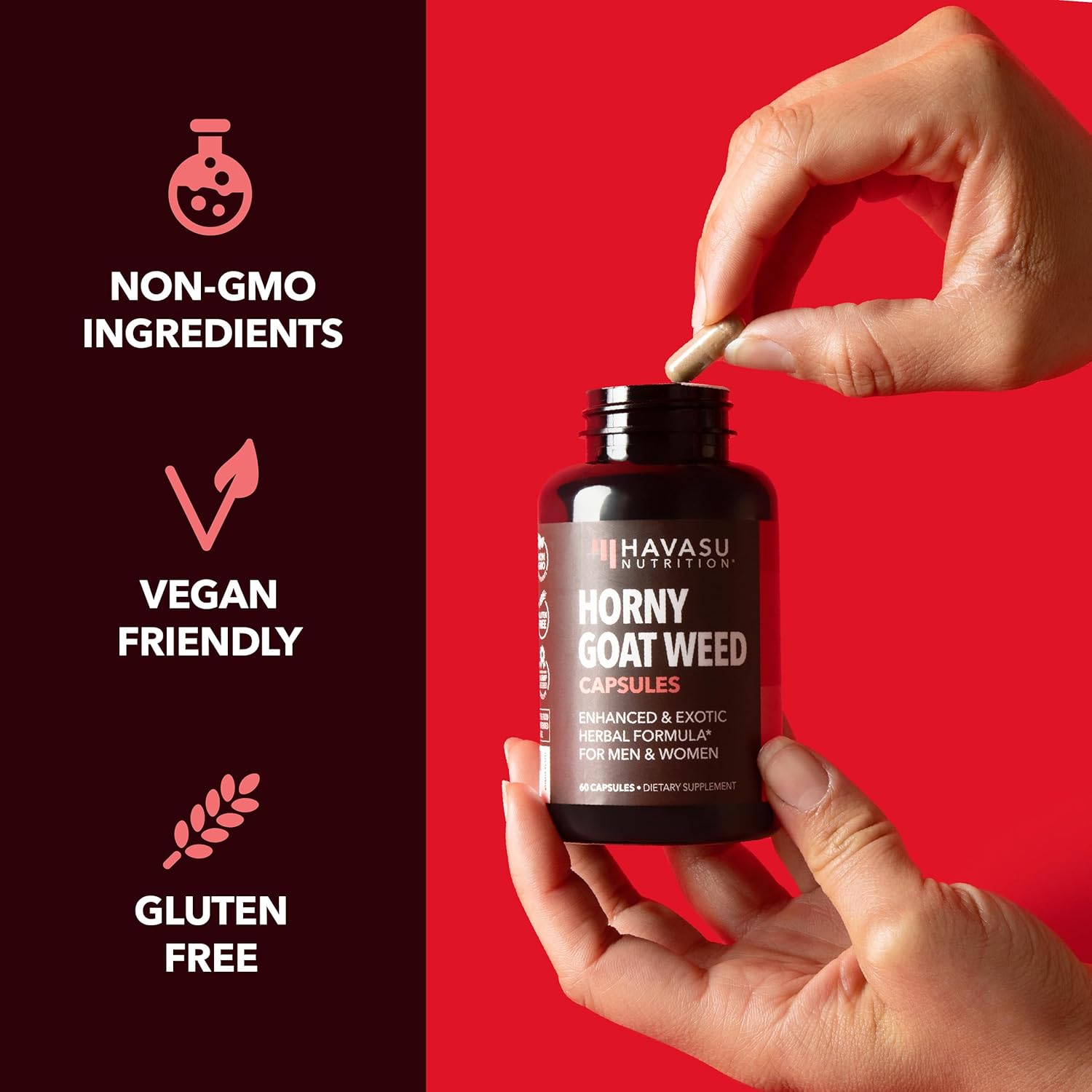 Unisex Horny Goat Weed Capsules