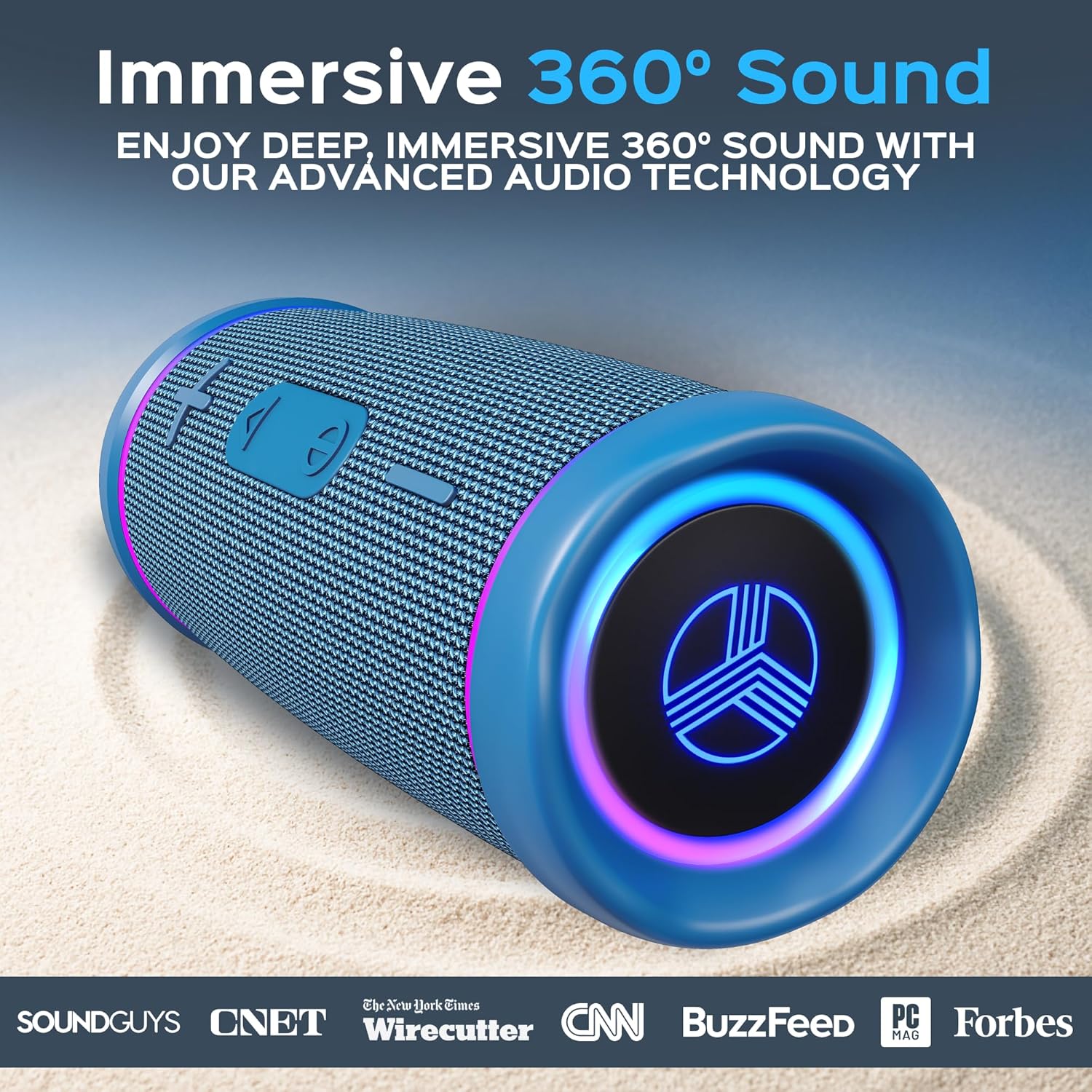 TREBLAB HD77 - Portable Bluetooth Speaker