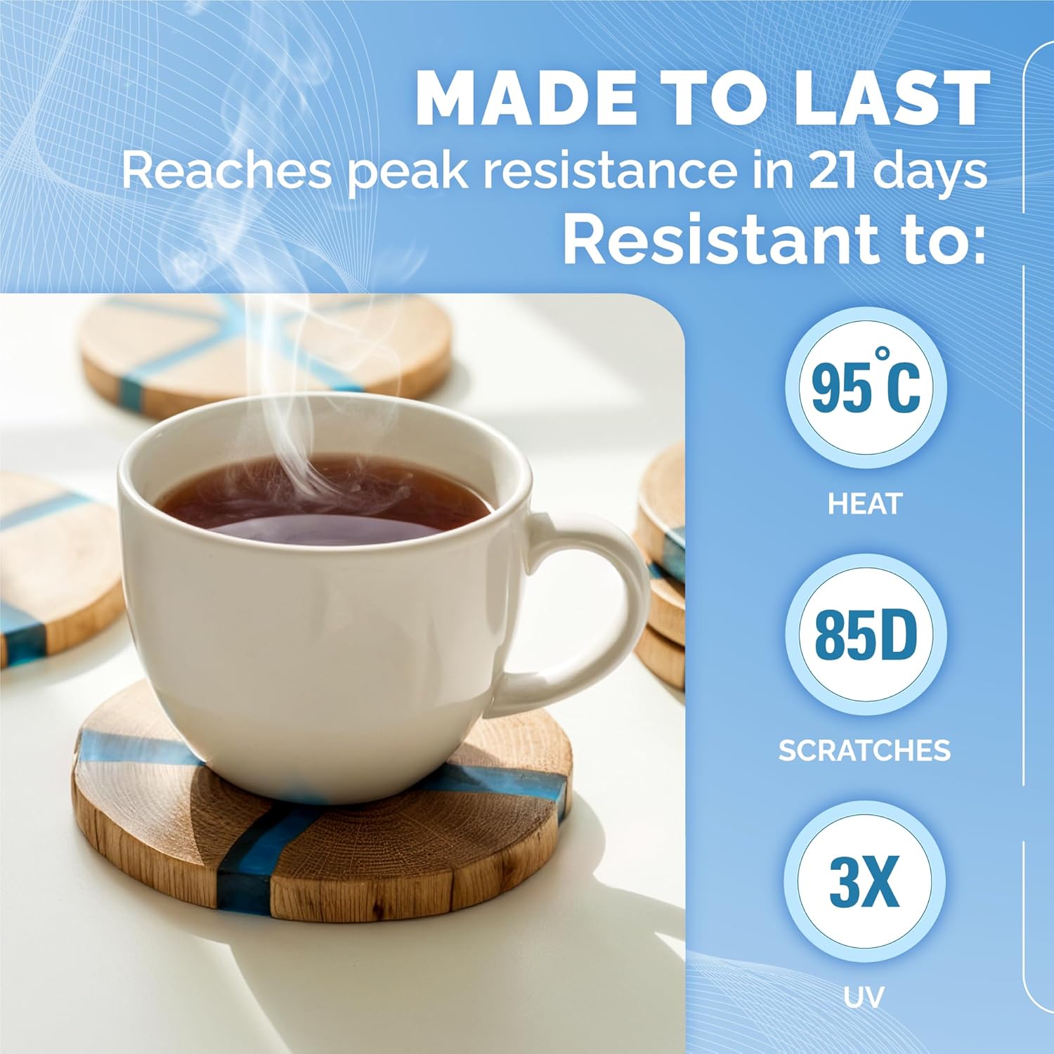 CRAFT RESIN 2 Gallon Crystal Clear Epoxy Resin Kit