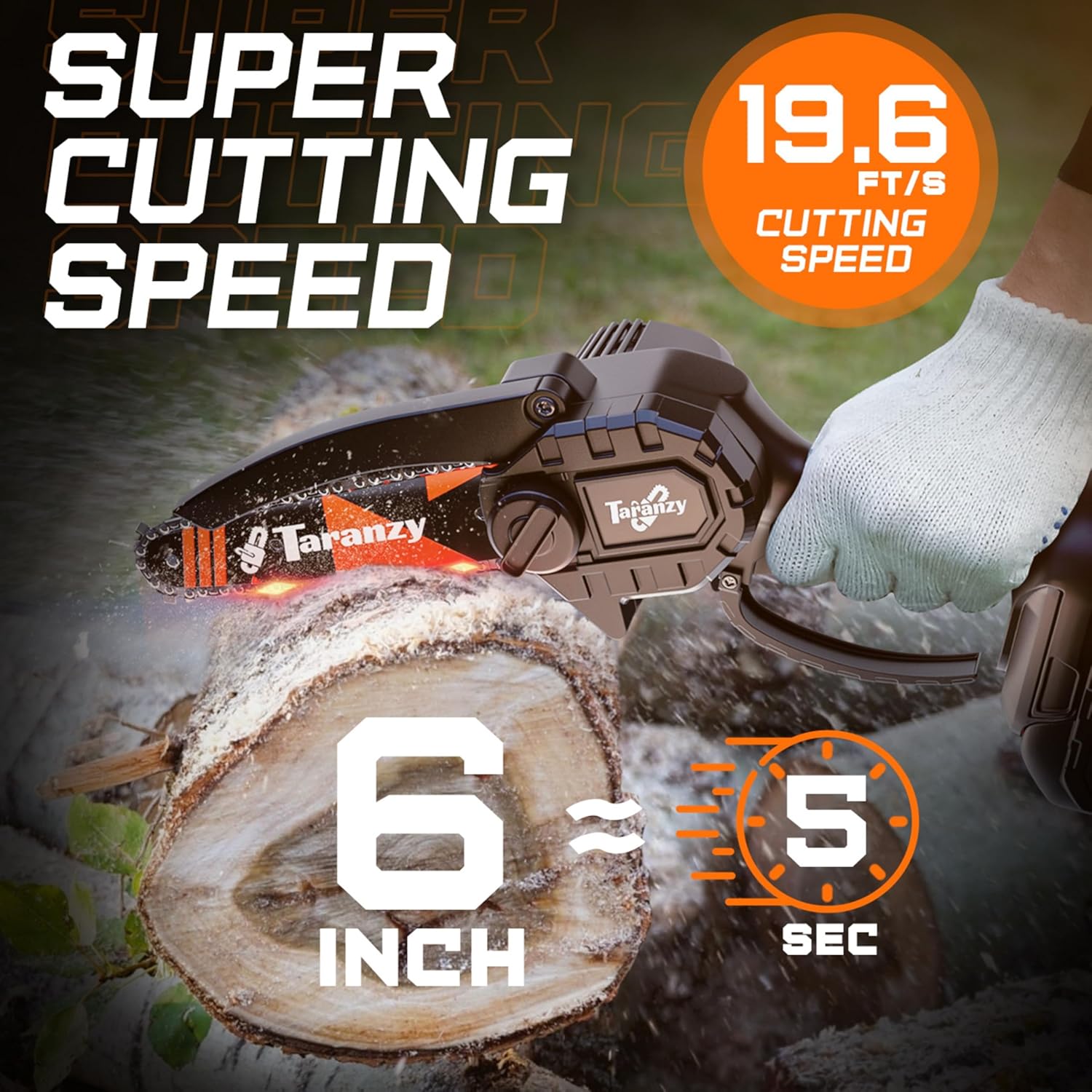 Taranzy Mini Chain Saw Cordless
