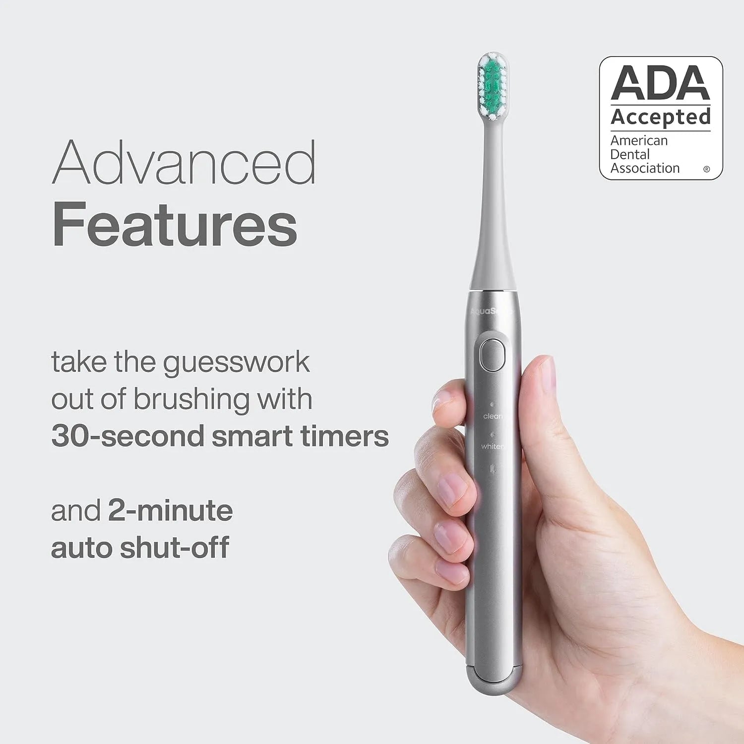 Aquasonic Icon ADA-Accepted Rechargeable Toothbrush