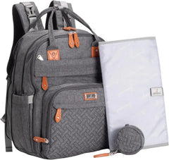 BabbleRoo Extra Large Diaper Bag Backpack