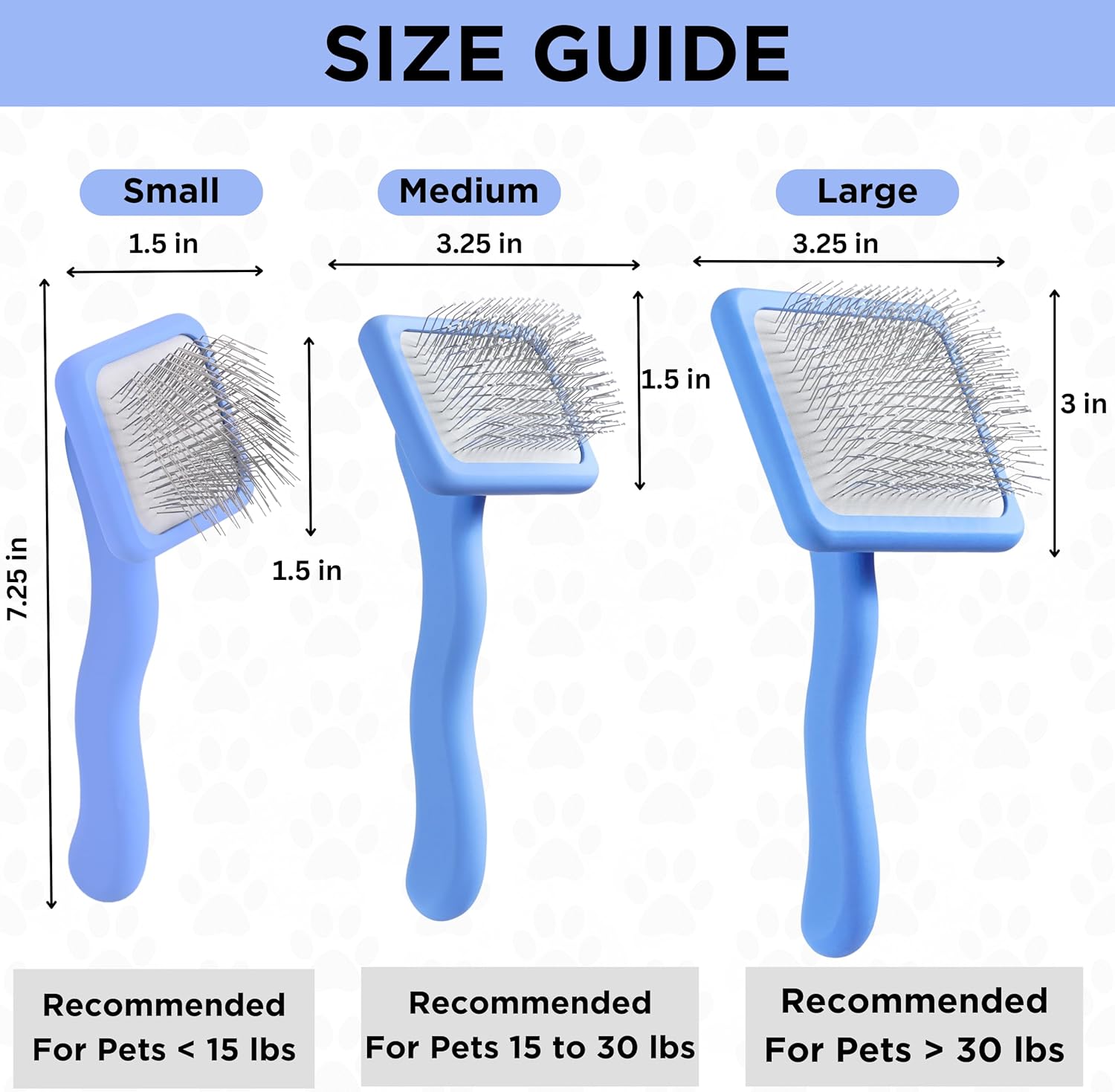 Slicker Brush for Dogs, Dog Grooming Supplies