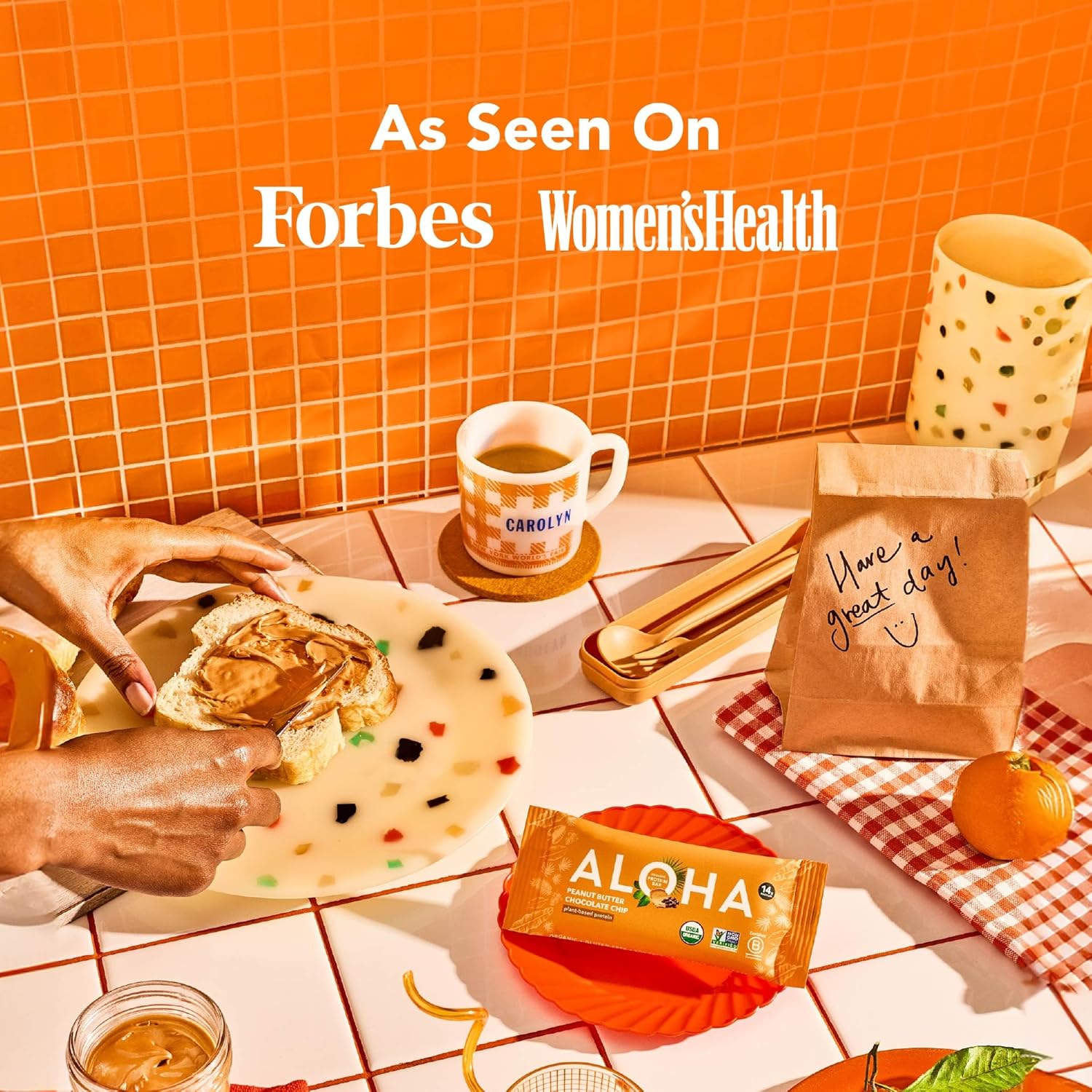 ALOHA Organic Plant Based Protein Bars