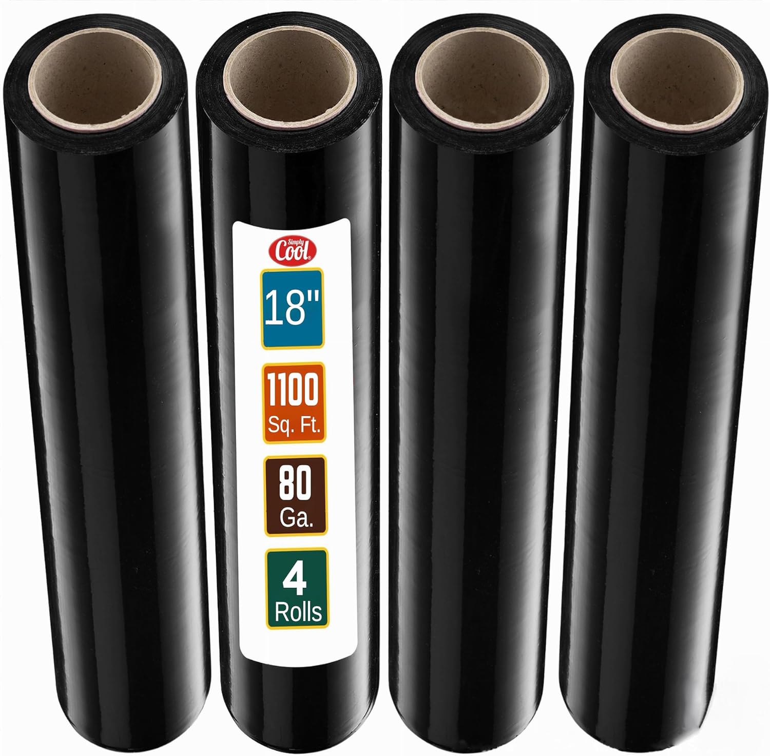 Stretch Wrap Industrial Strength Extra Thick 4 Pack