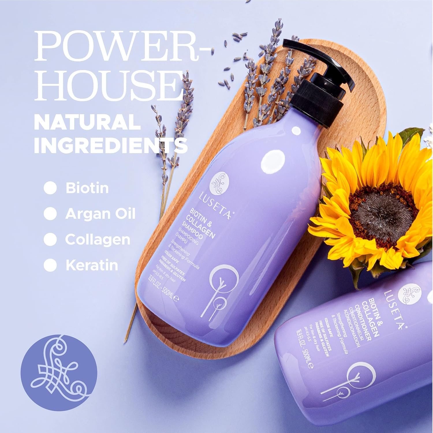 Luseta Biotin Shampoo and Conditioner for Hair