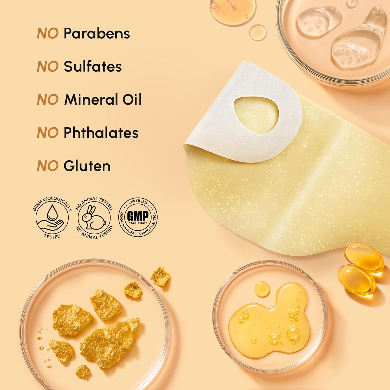 MAREE V Line Lifting Mask with 24K Gold