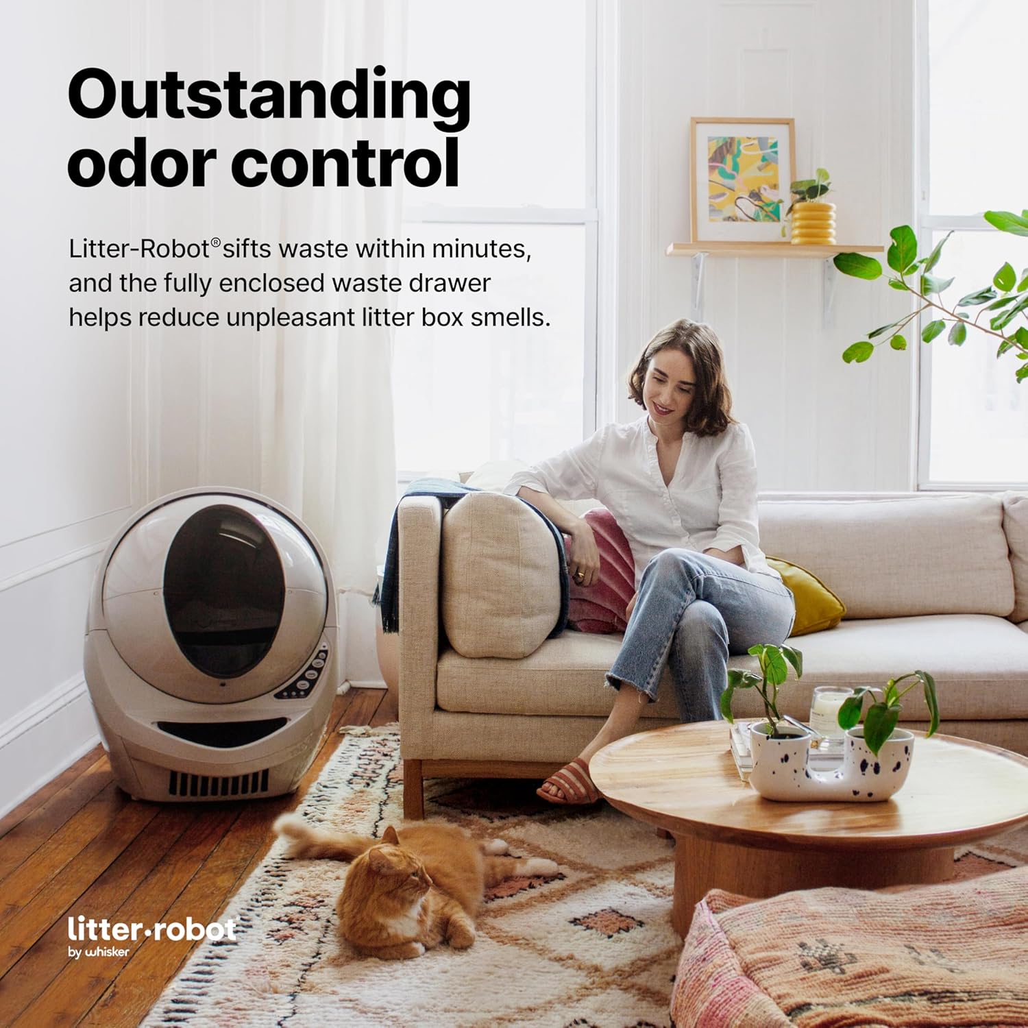 Litter-Robot 3 Connect by Whisker, Beige