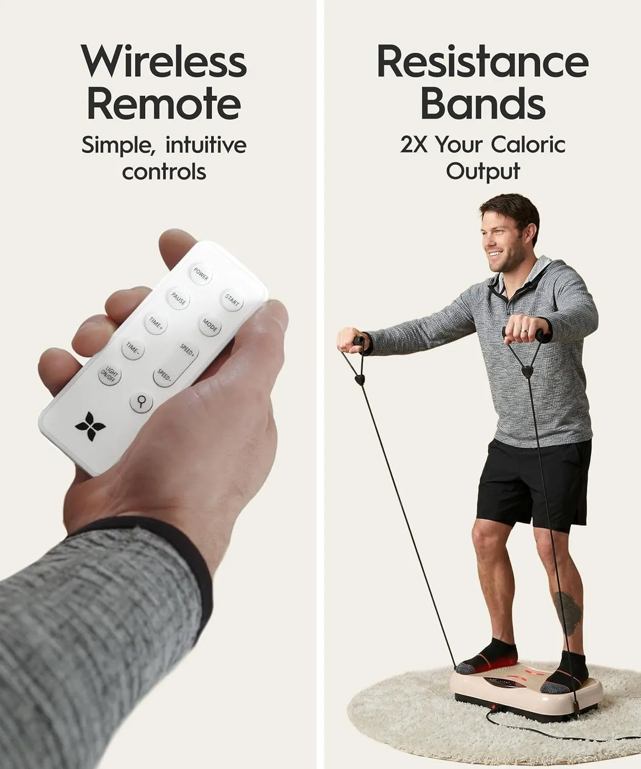 REVO Wave Board with Red Light Therapy | Vibration Plate