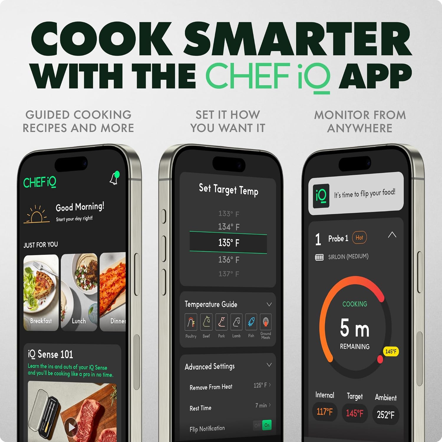 CHEF iQ Sense Smart Wireless Meat Thermometer