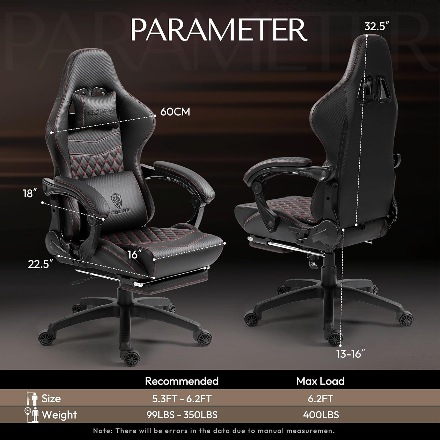 Dowinx Gaming Chair Big and Tall