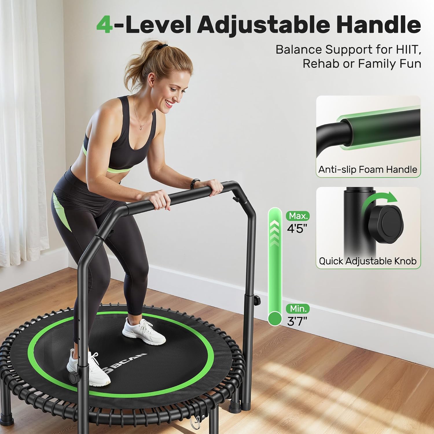 BCAN Mini Rebounder Trampoline