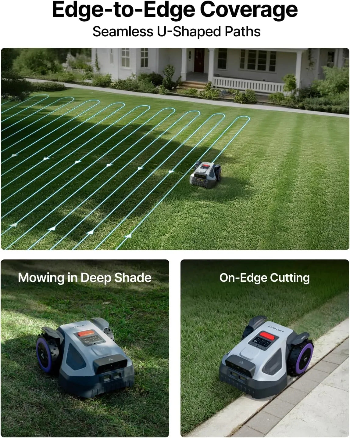 ANTHBOT M9 Robot Lawn Mower with Garage 1/4 Acre