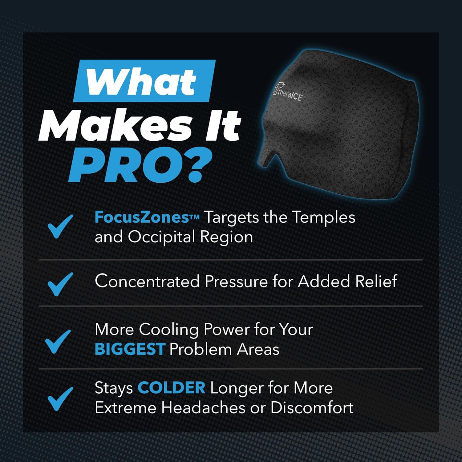 TheraICE Migraine Relief Cap PRO