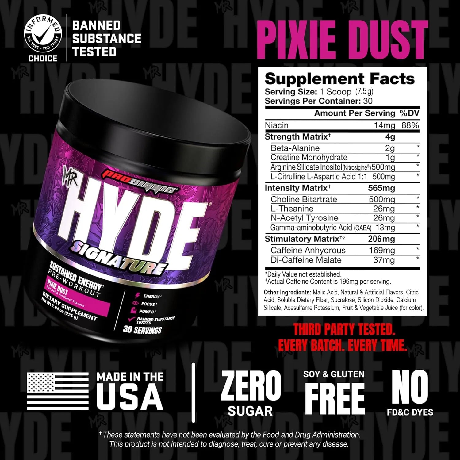 ProSupps Mr. Hyde Signature Pre Workout Powder with Creatine