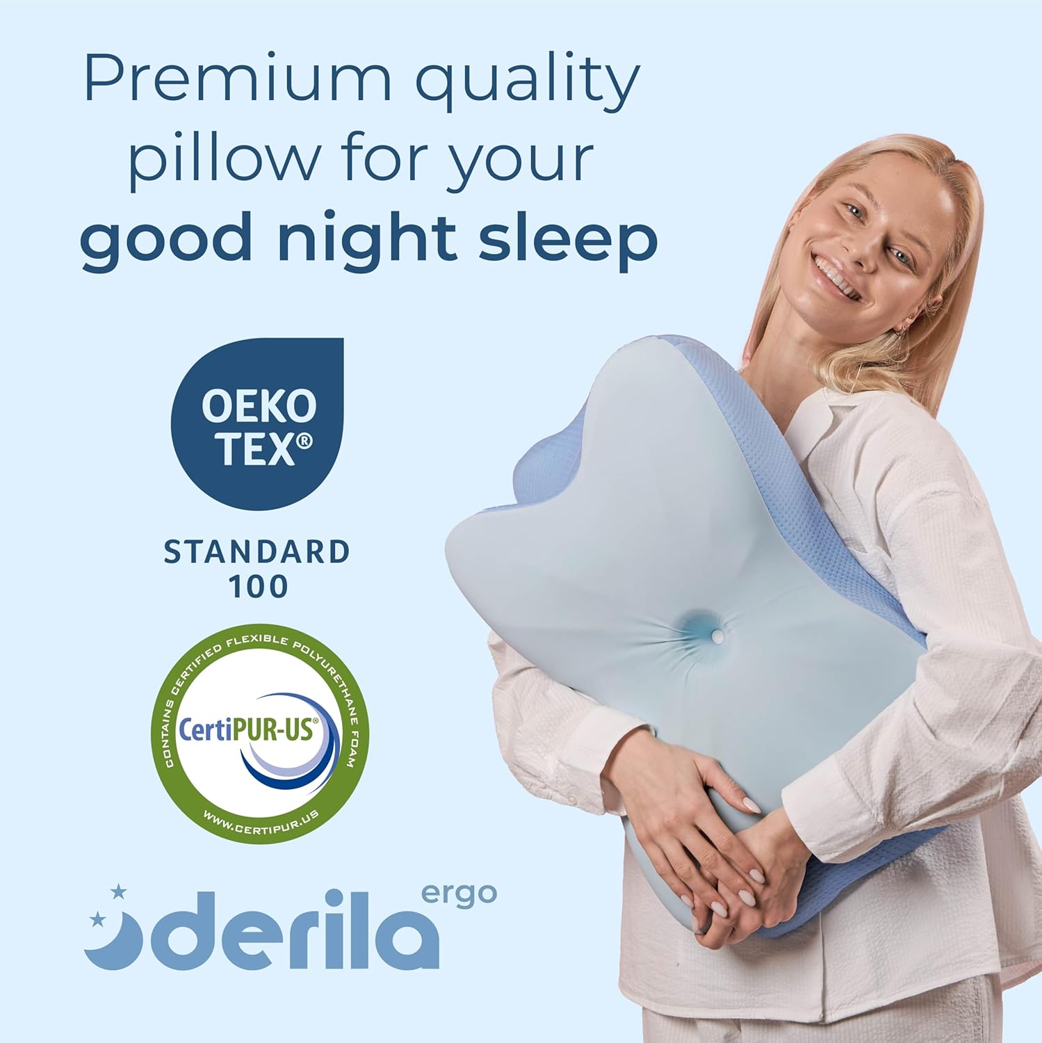 Derila Ergo Pillowcase Cervical Neck Pillow