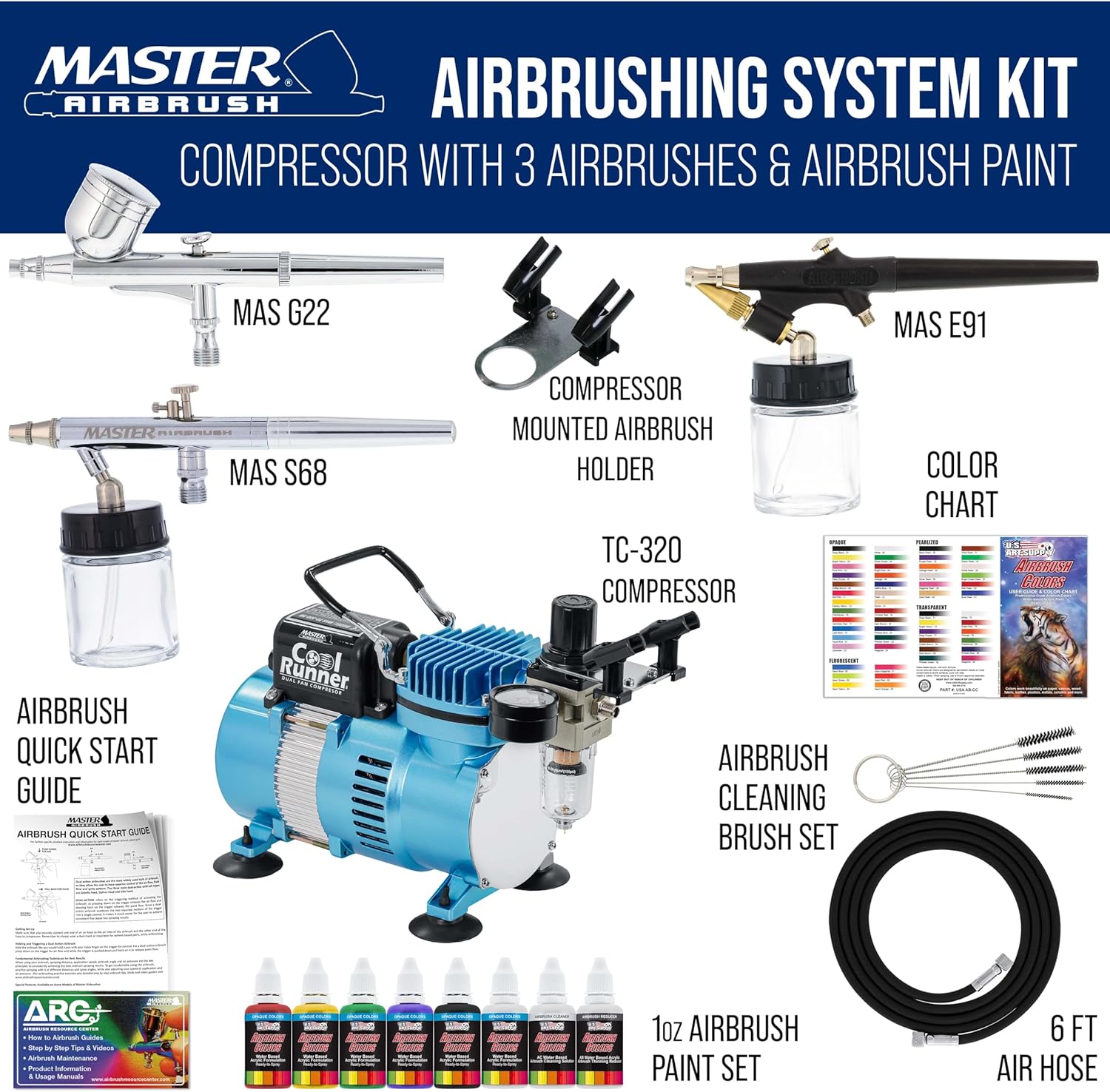 Master Airbrush Cool Runner