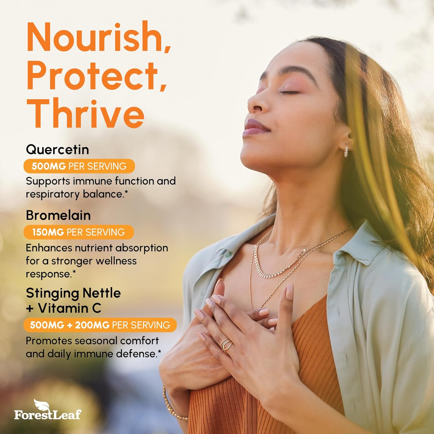 ForestLeaf Quercetin with Bromelain