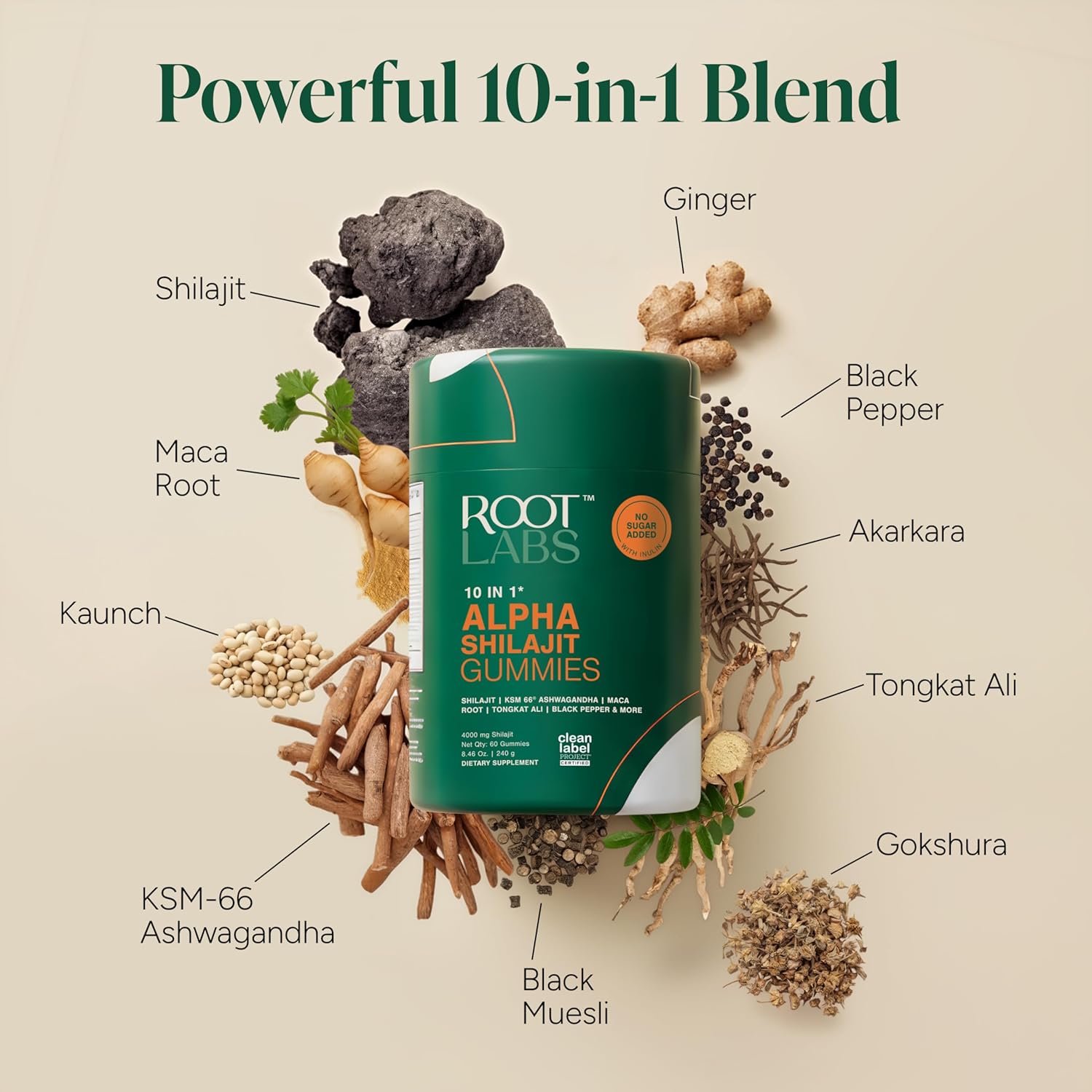10-in-1 Alpha Shilajit Gummies