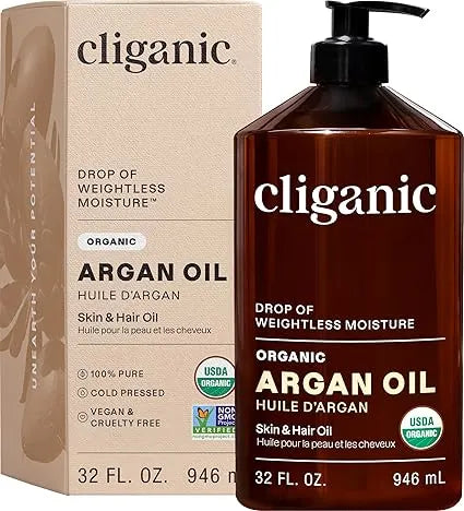 Cliganic Organic Argan Oil for Hair
