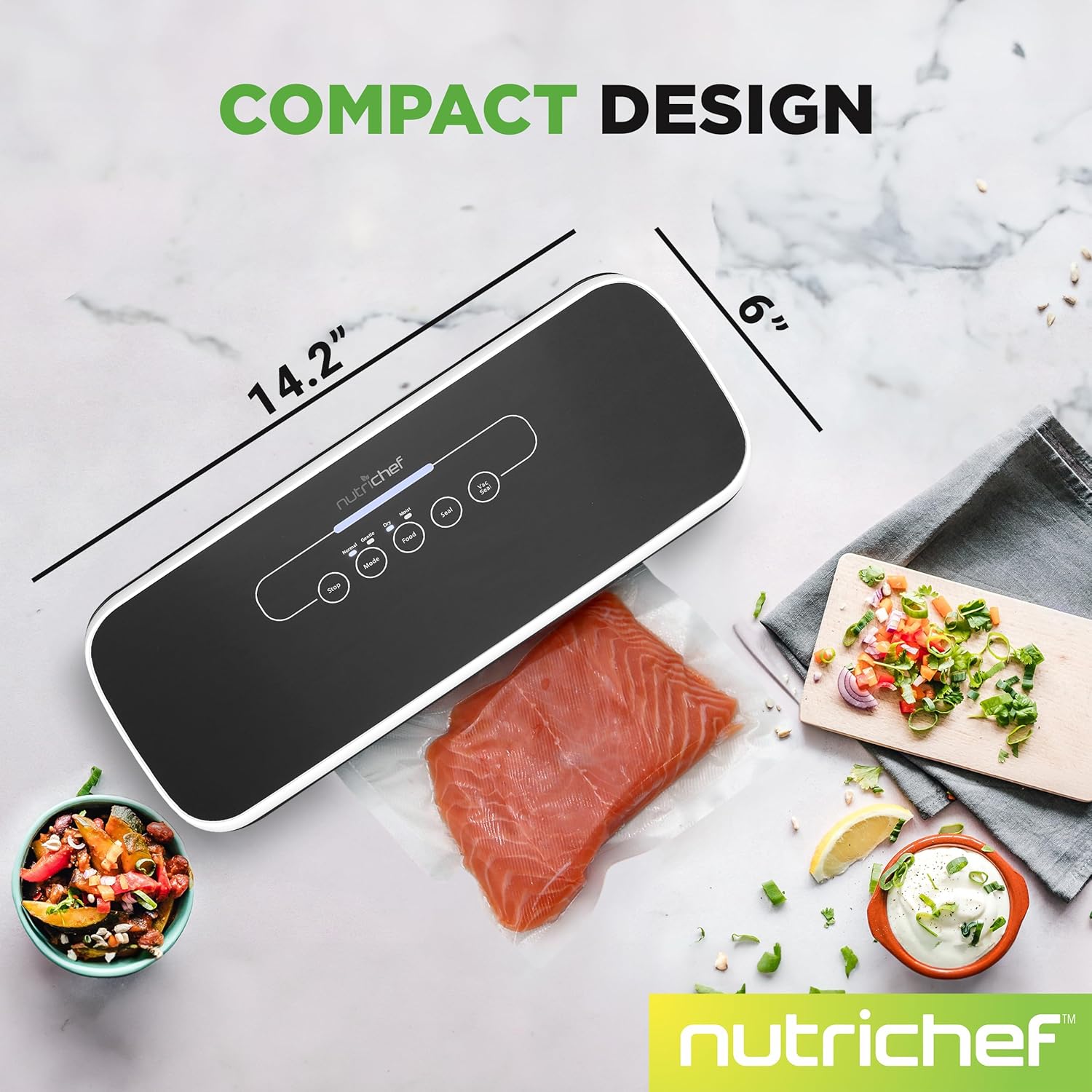 NutriChef Automatic Vacuum Air Sealing System