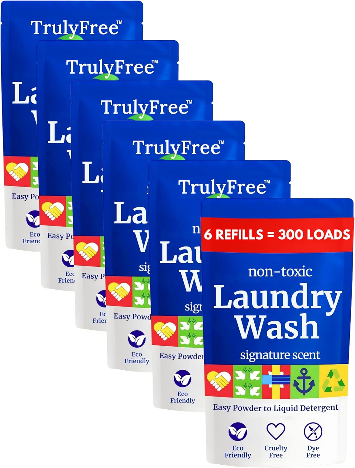 Truly Free Natural Laundry Detergent for Sensitive Skin