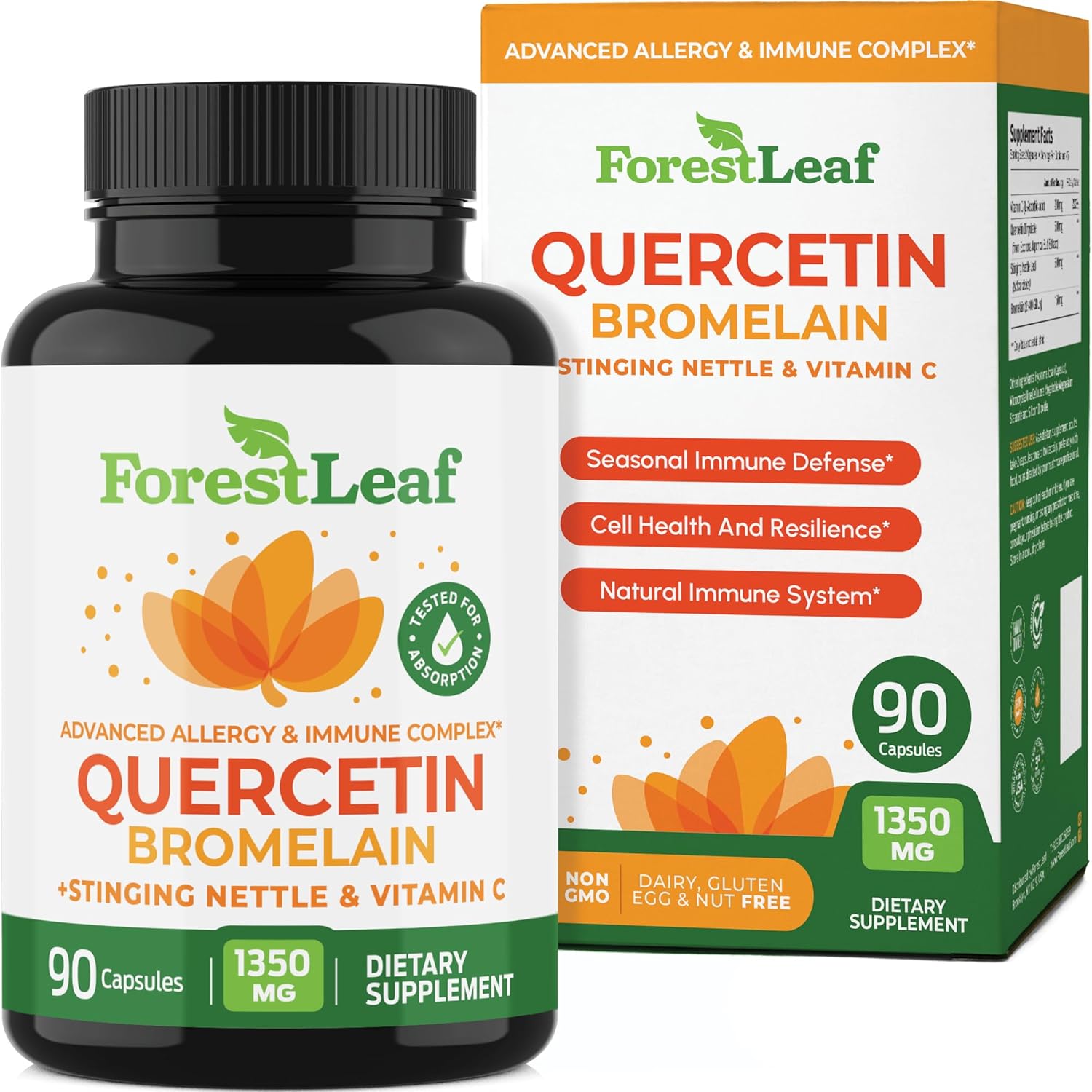ForestLeaf Quercetin with Bromelain
