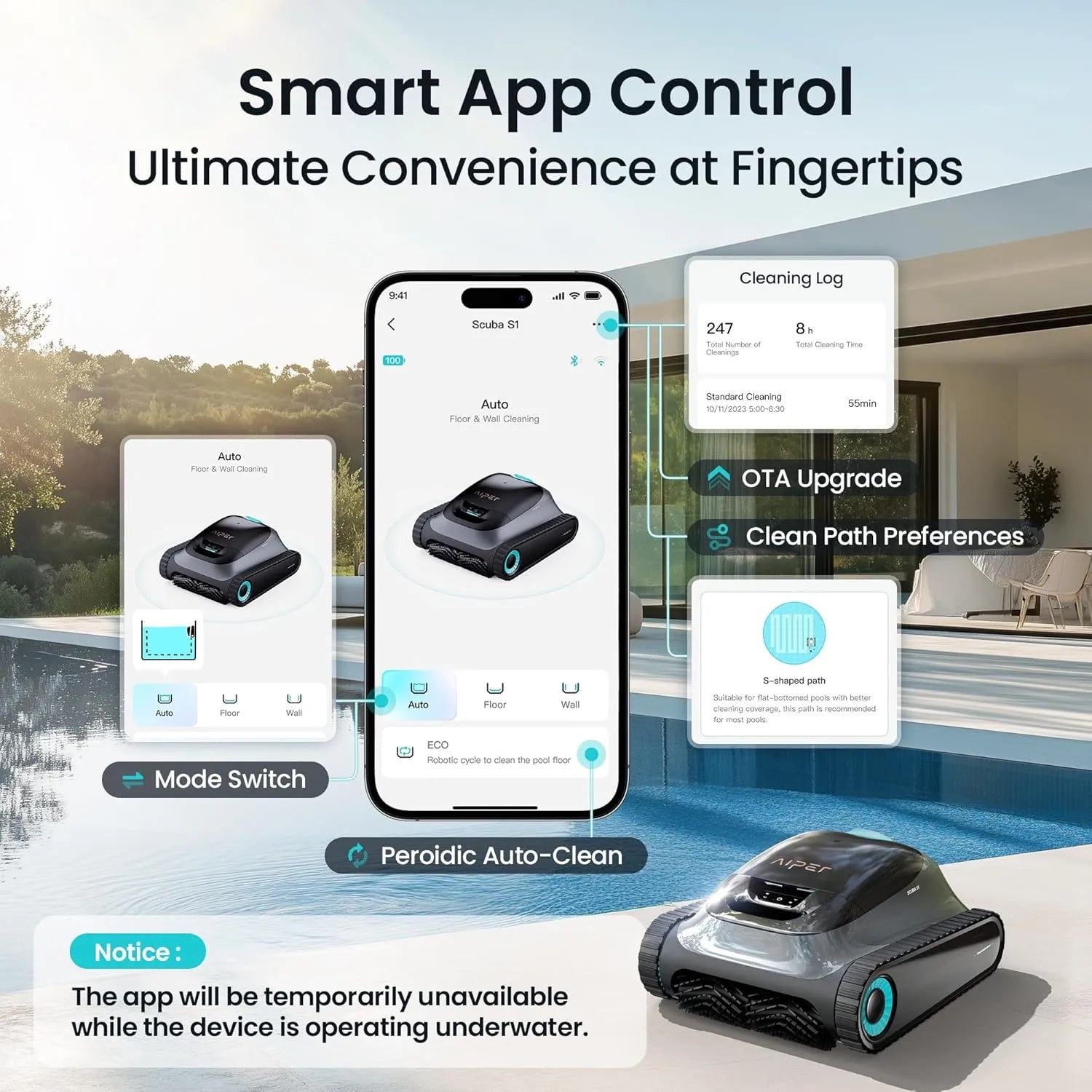 Aiper Scuba S1 Robotic Pool Cleaner