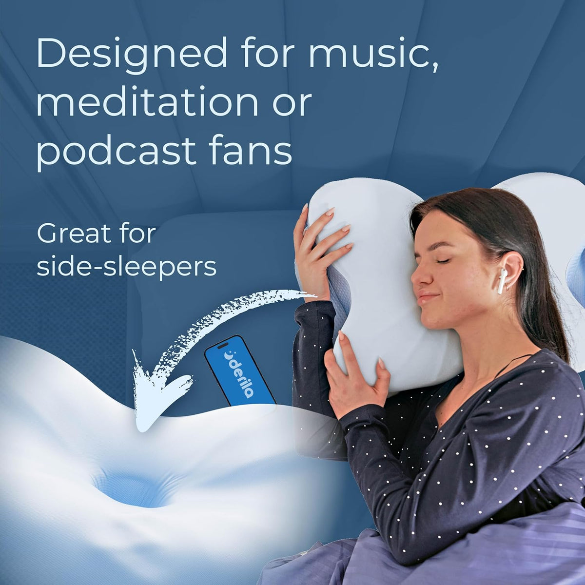 Derila Ergo Pillowcase Cervical Neck Pillow