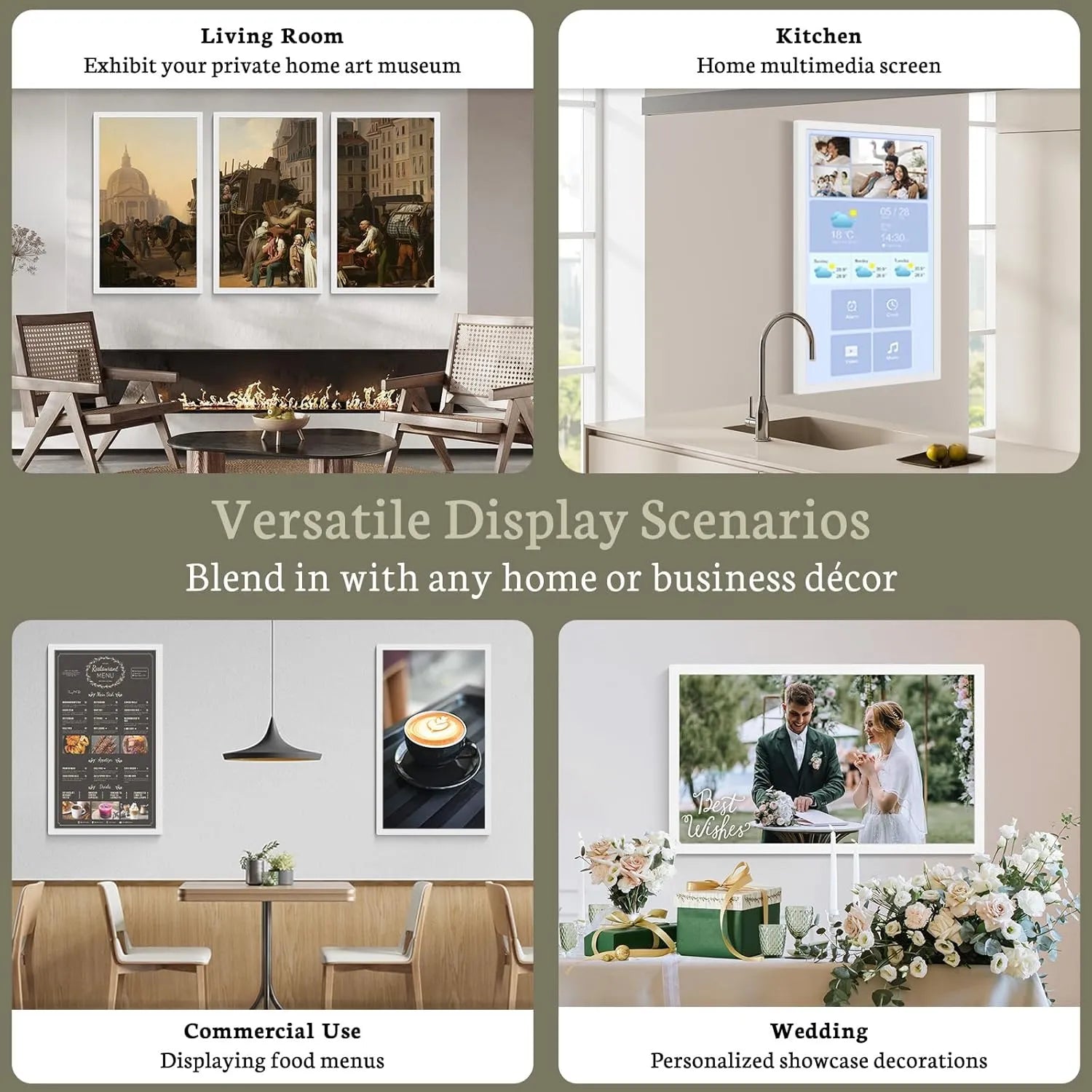 BSIMB Large Digital Picture Frame