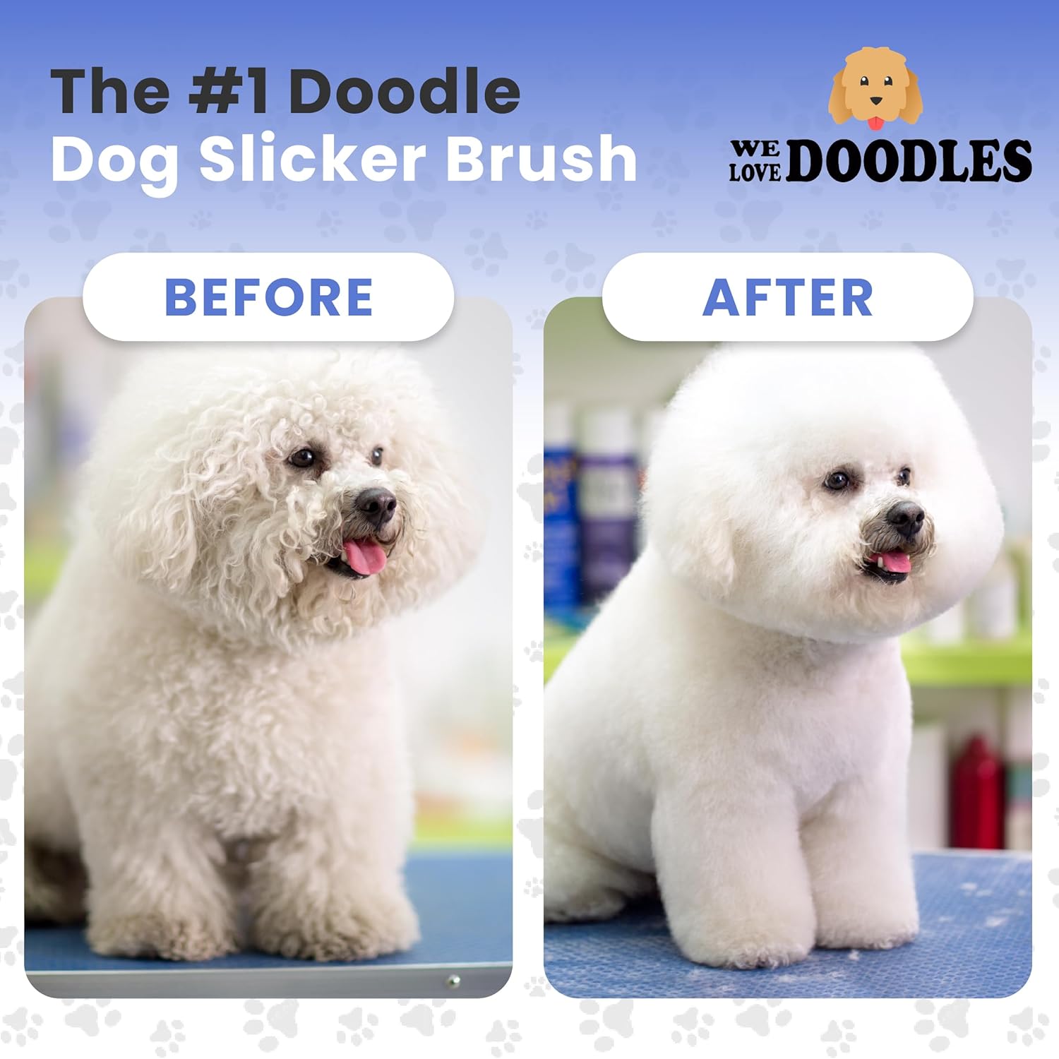 Slicker Brush for Dogs, Dog Grooming Supplies